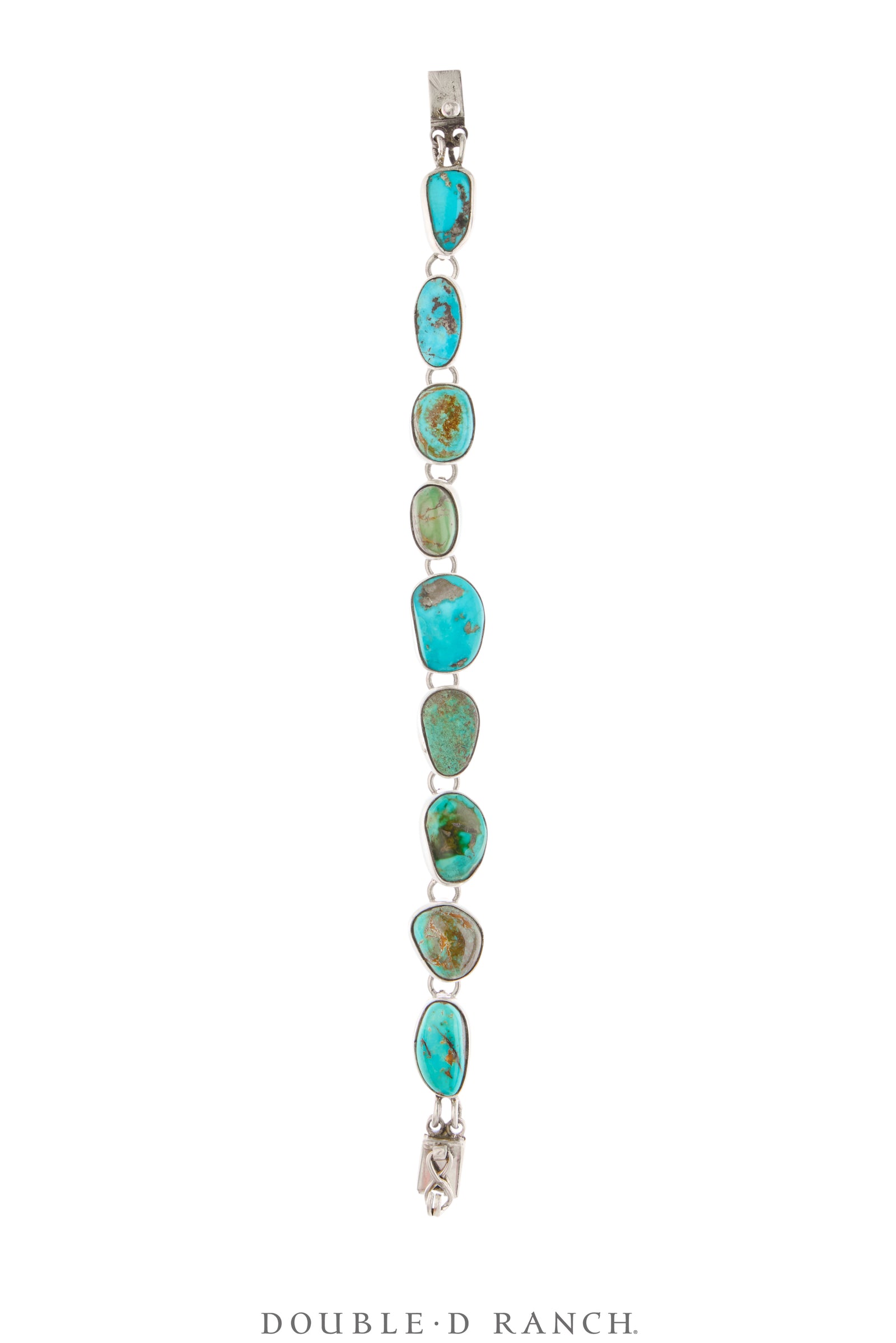 Bracelet, Federico, Chain Inlay, Turquoise, Hallmark, Contemporary, 4132