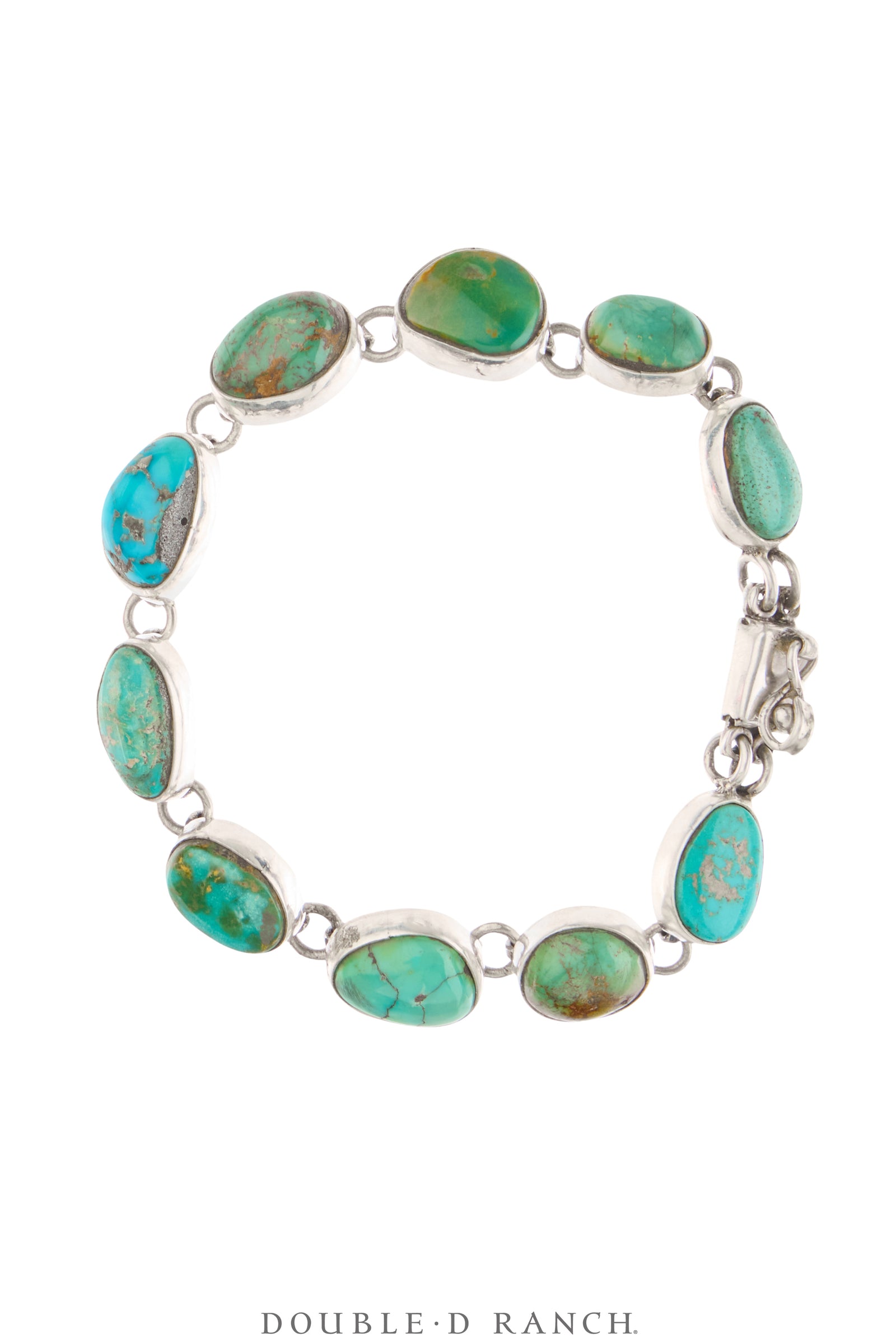 Bracelet, Federico, Chain Inlay, Turquoise, Hallmark, Contemporary, 4133