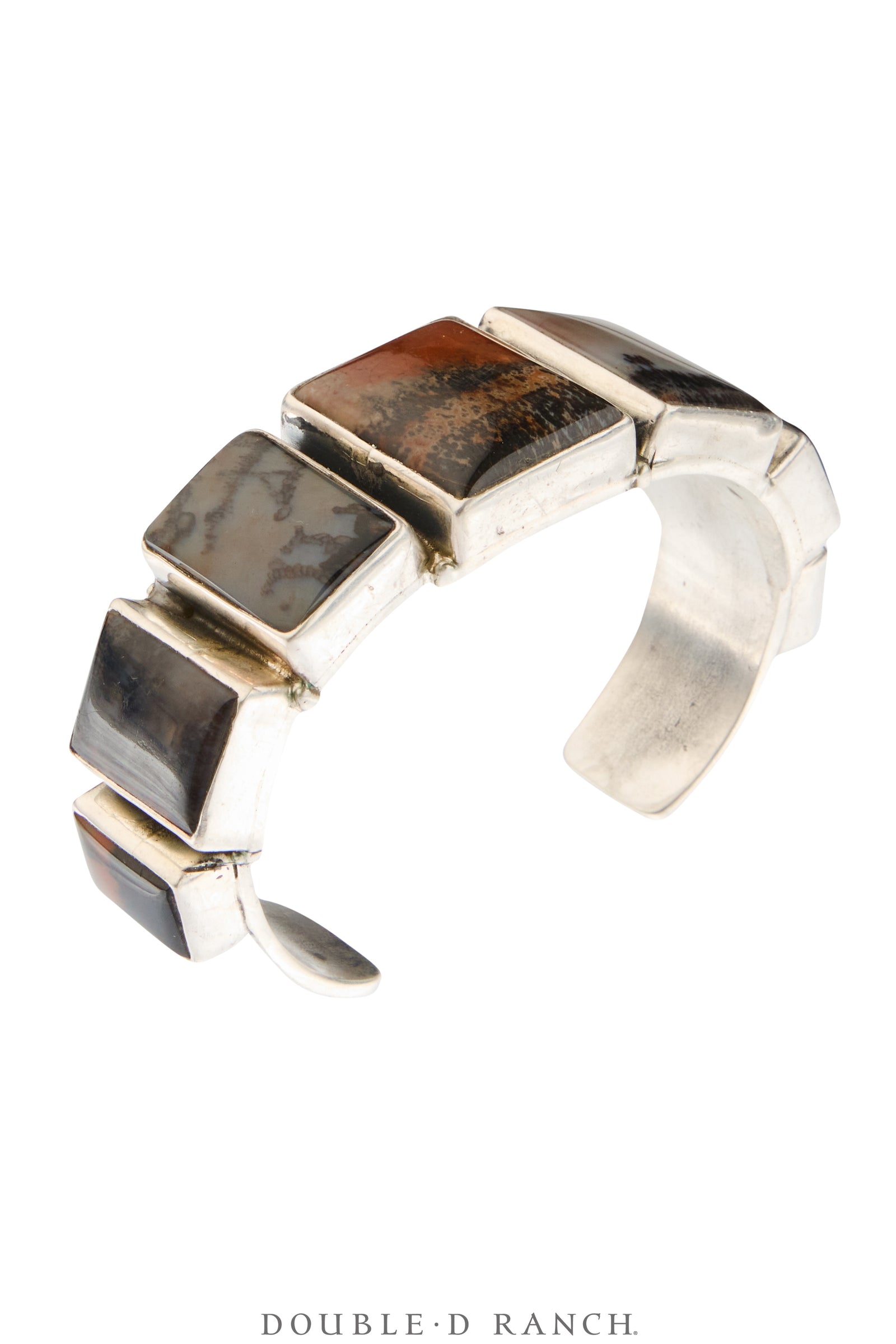 Cuff, Federico, Natural Arizona Rainbow Petrified Wood, Hallmark, Contemporary, 4136