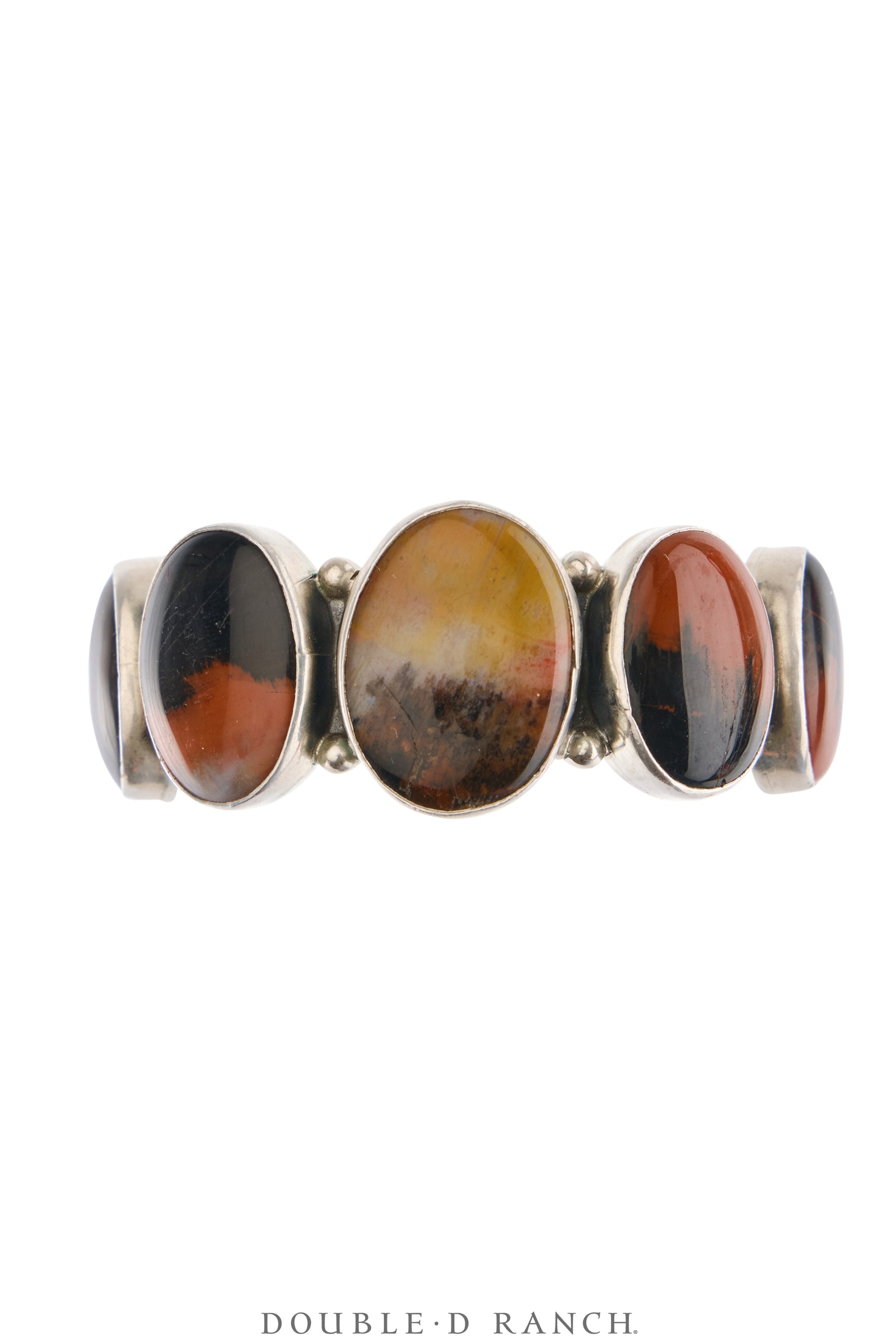 Cuff, Federico, Natural Arizona Rainbow Petrified Wood, Hallmark, Contemporary, 4137