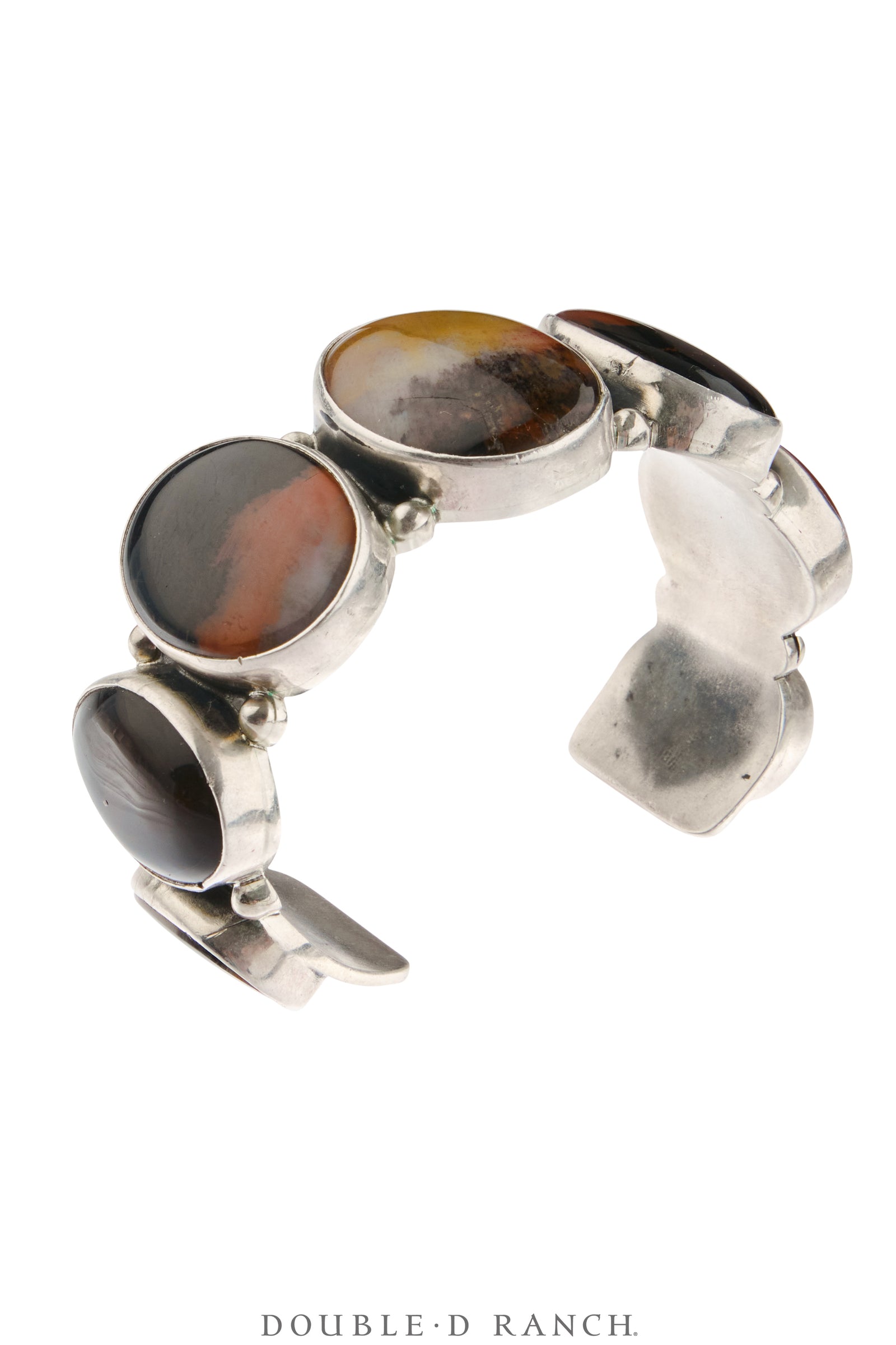 Cuff, Federico, Natural Arizona Rainbow Petrified Wood, Hallmark, Contemporary, 4137