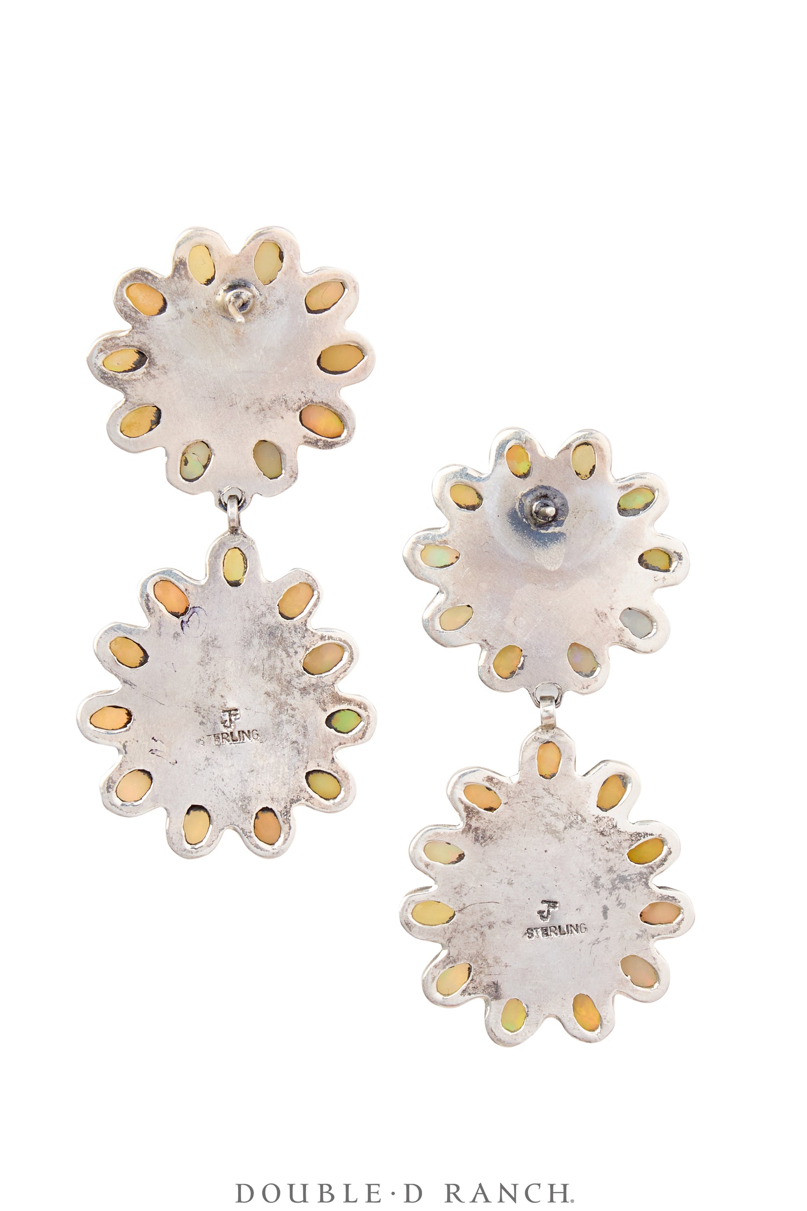 Earrings, Chandelier, Opal & Abalone, Federico Jiménez Hallmark, Contemporary, 1891