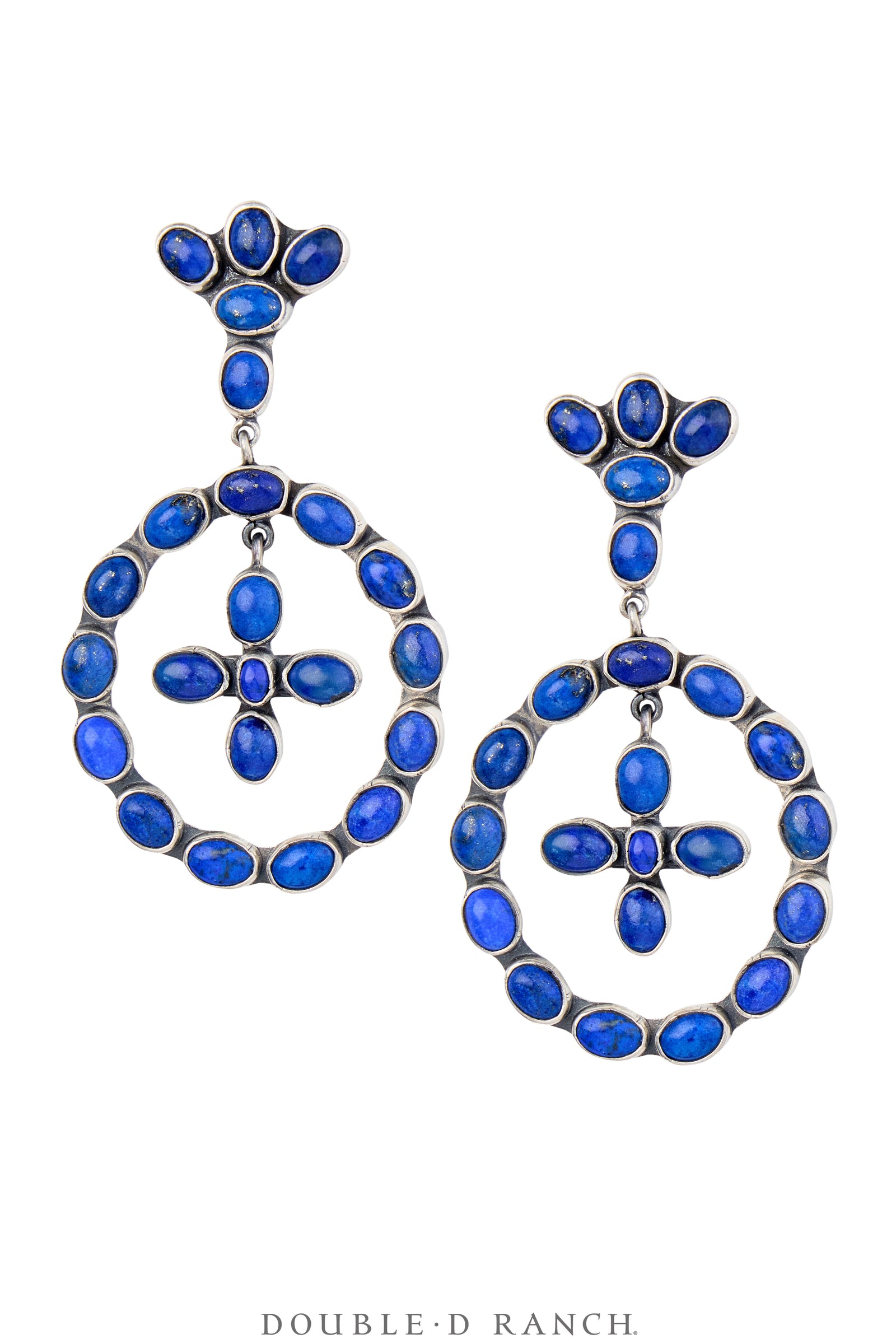 Earrings, Federico, Chandelier, Lapis, Hallmark, Contemporary, 1893