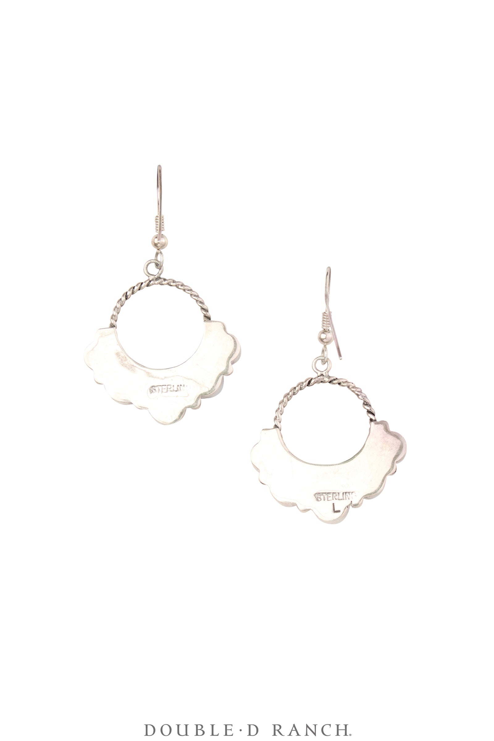 Earrings, Hoop, Multi Stone, Hallmark, Contemporary, 2008