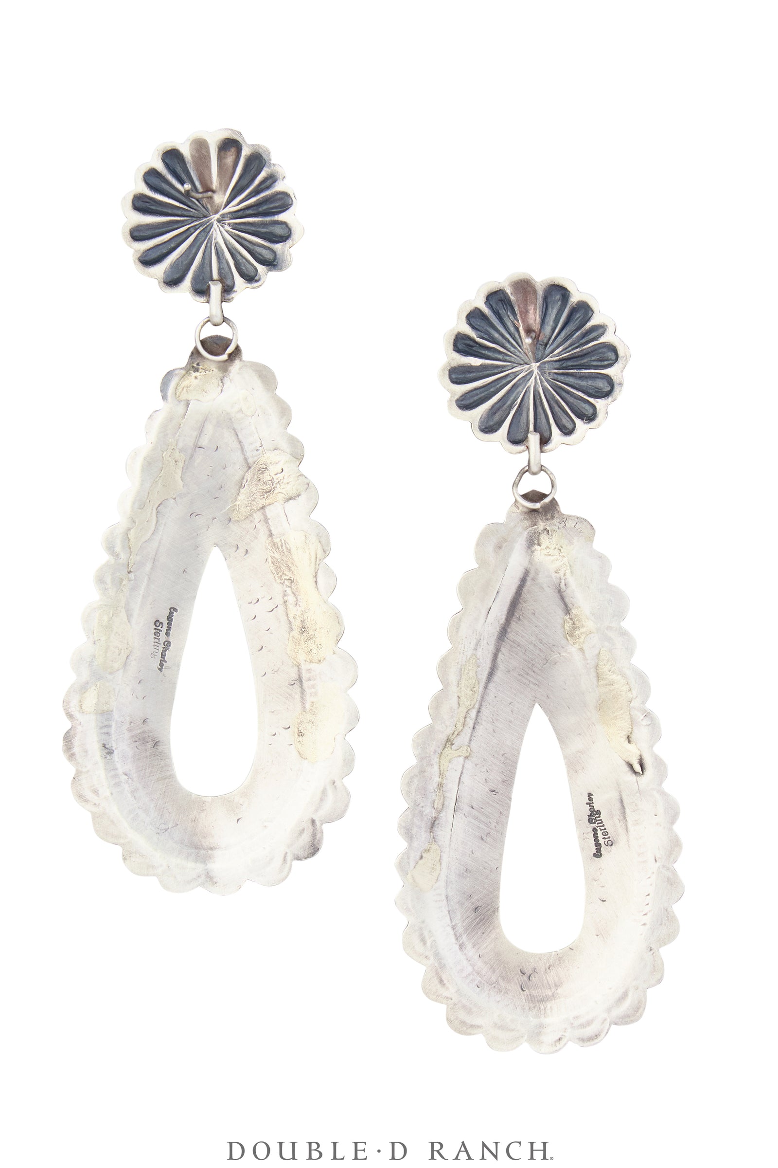 Earrings, Concho, Turquoise, Hallmark, Contemporary, 2019