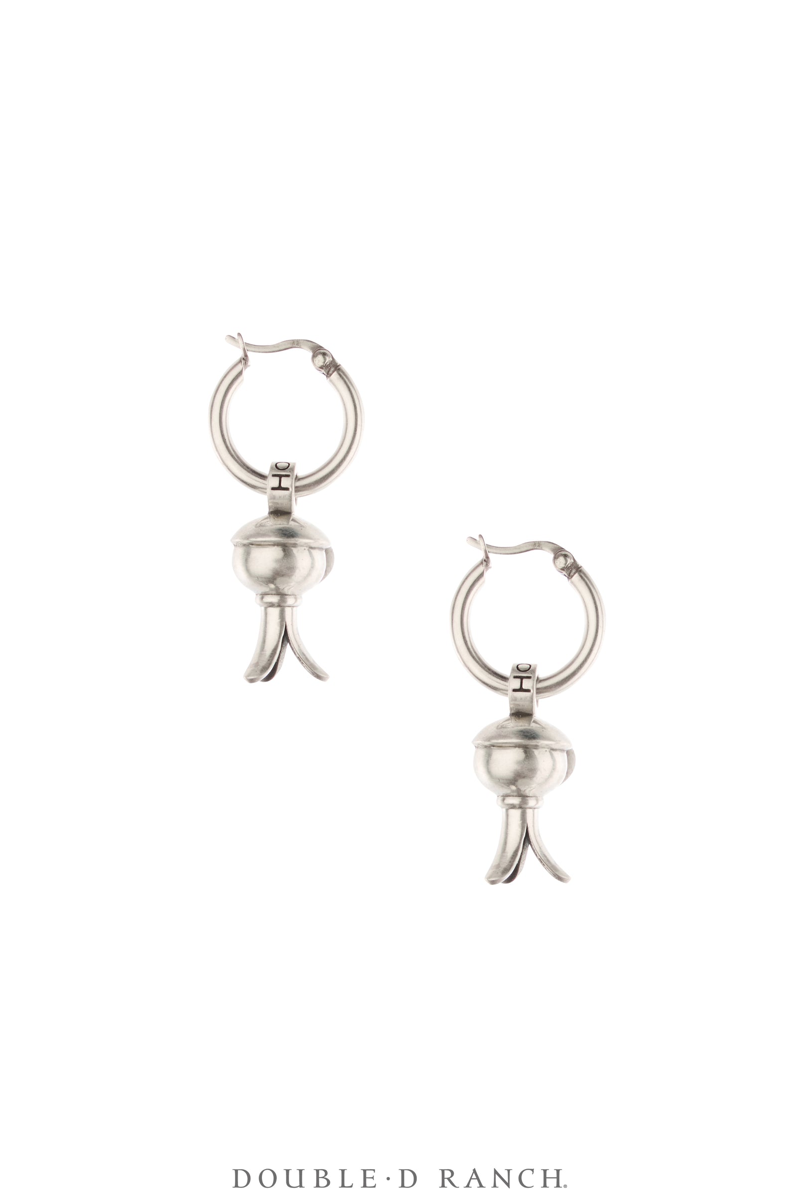 Earrings, Blossom, Sterling Silver, Hallmark, Contemporary, 2219