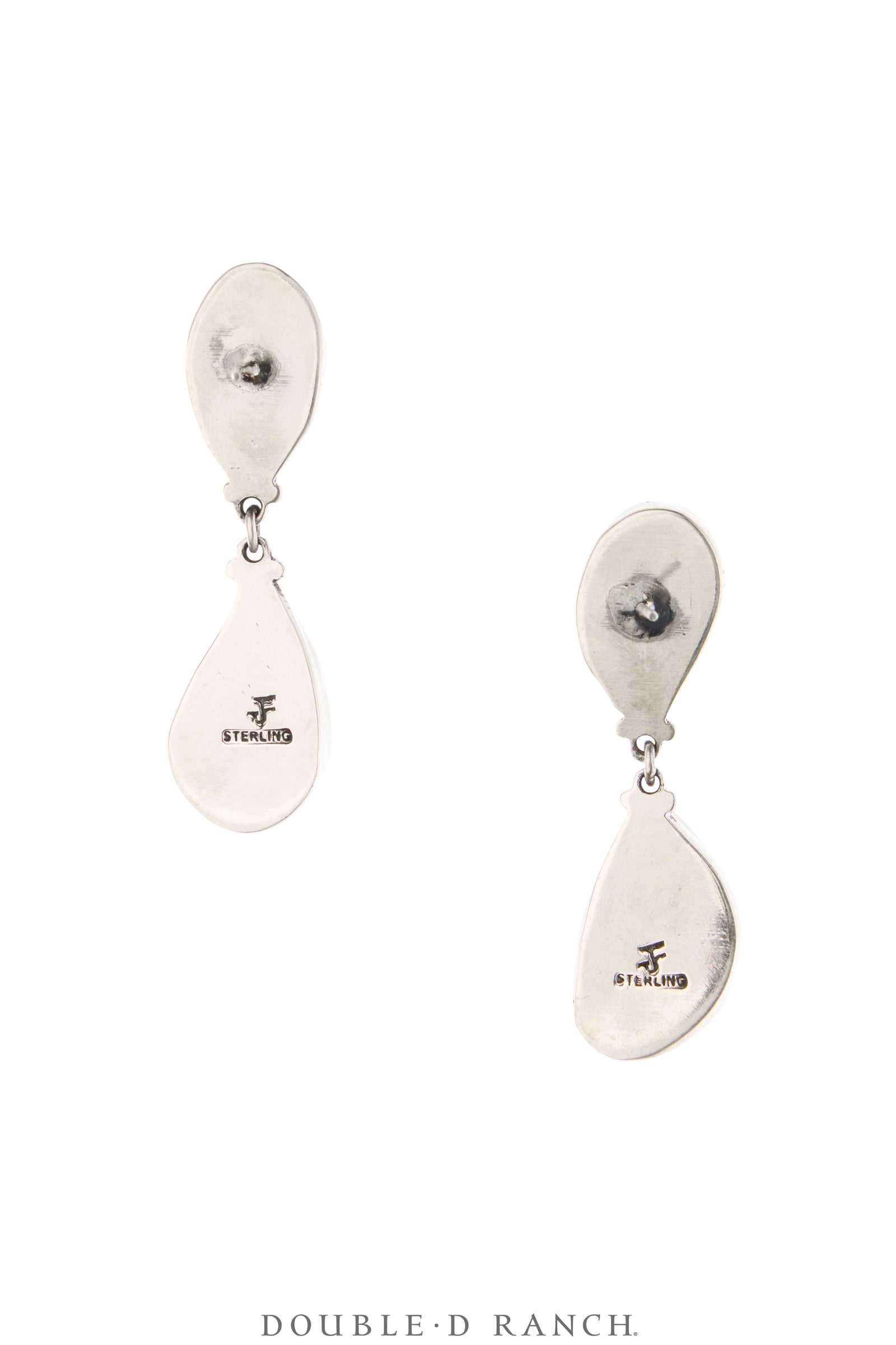 Earrings, Federico, Drop, Carved Turquoise, Hallmark, Contemporary, 2228