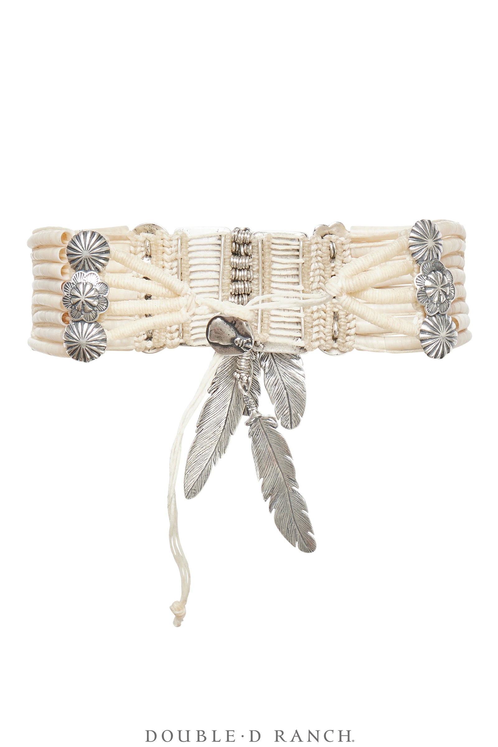 Necklace, Mummy's Bundle, by Double D Ranch, Isabella, Choker, Dentalium, 150