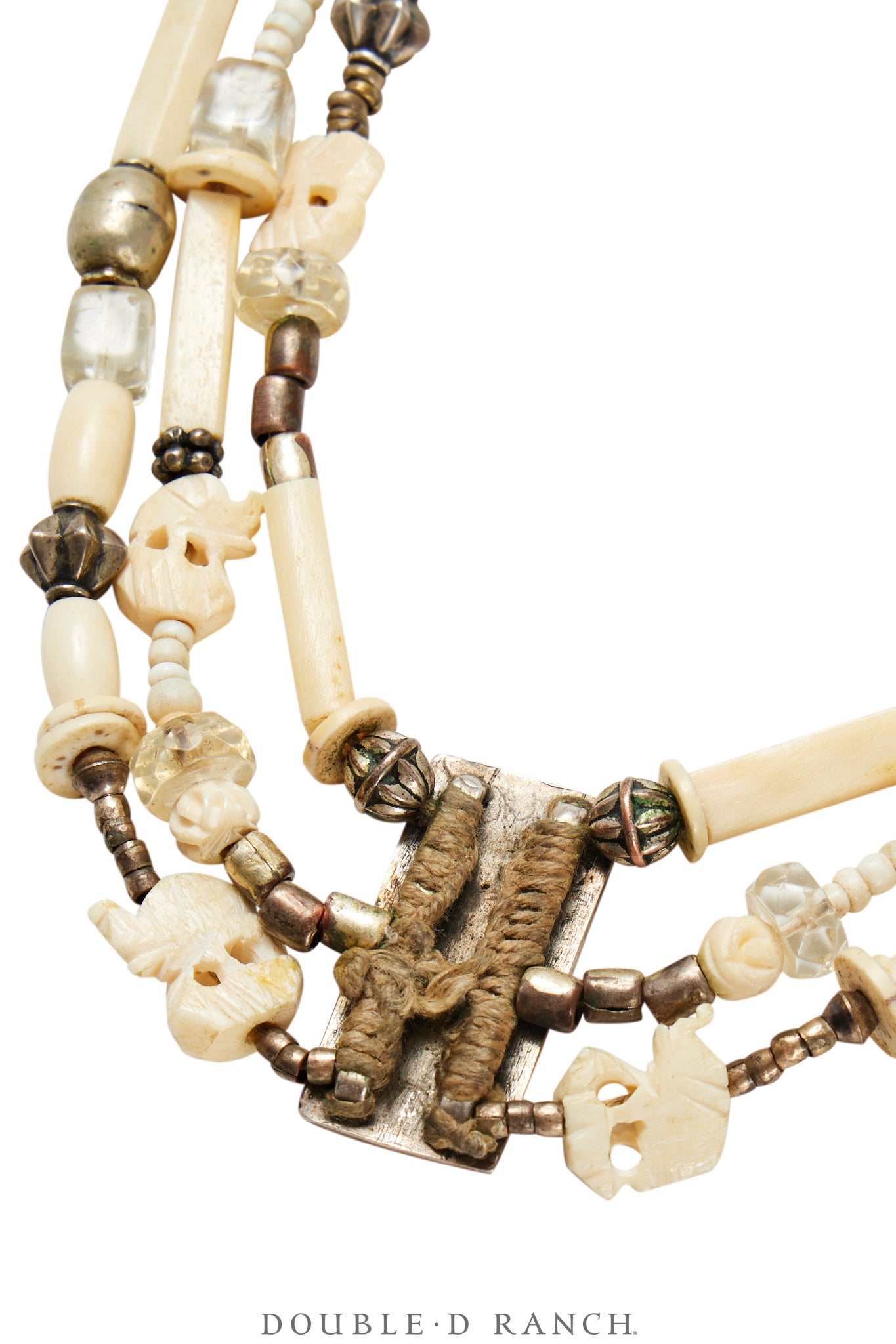 Necklace, Mummy's Bundle, Princess, Hairpipe & Crystal, Hallmark, Vintage, 3319