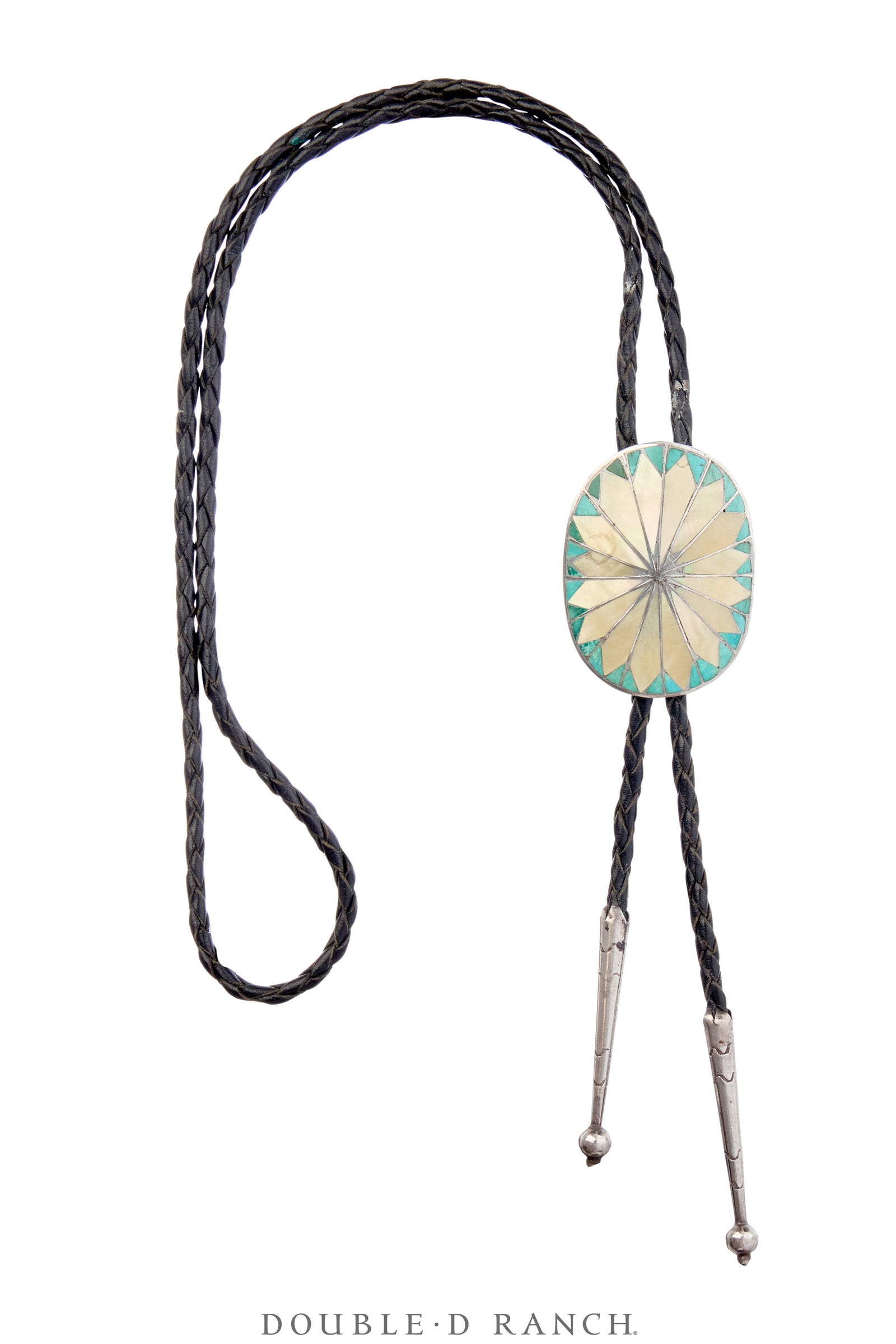 Belt & Bolo Set, Inlay, Multi-Stone, Vintage, 3463