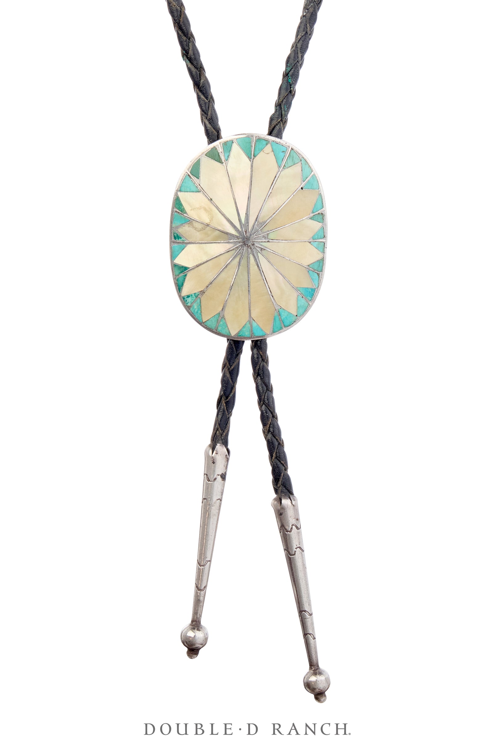 Belt & Bolo Set, Inlay, Multi-Stone, Vintage, 3463