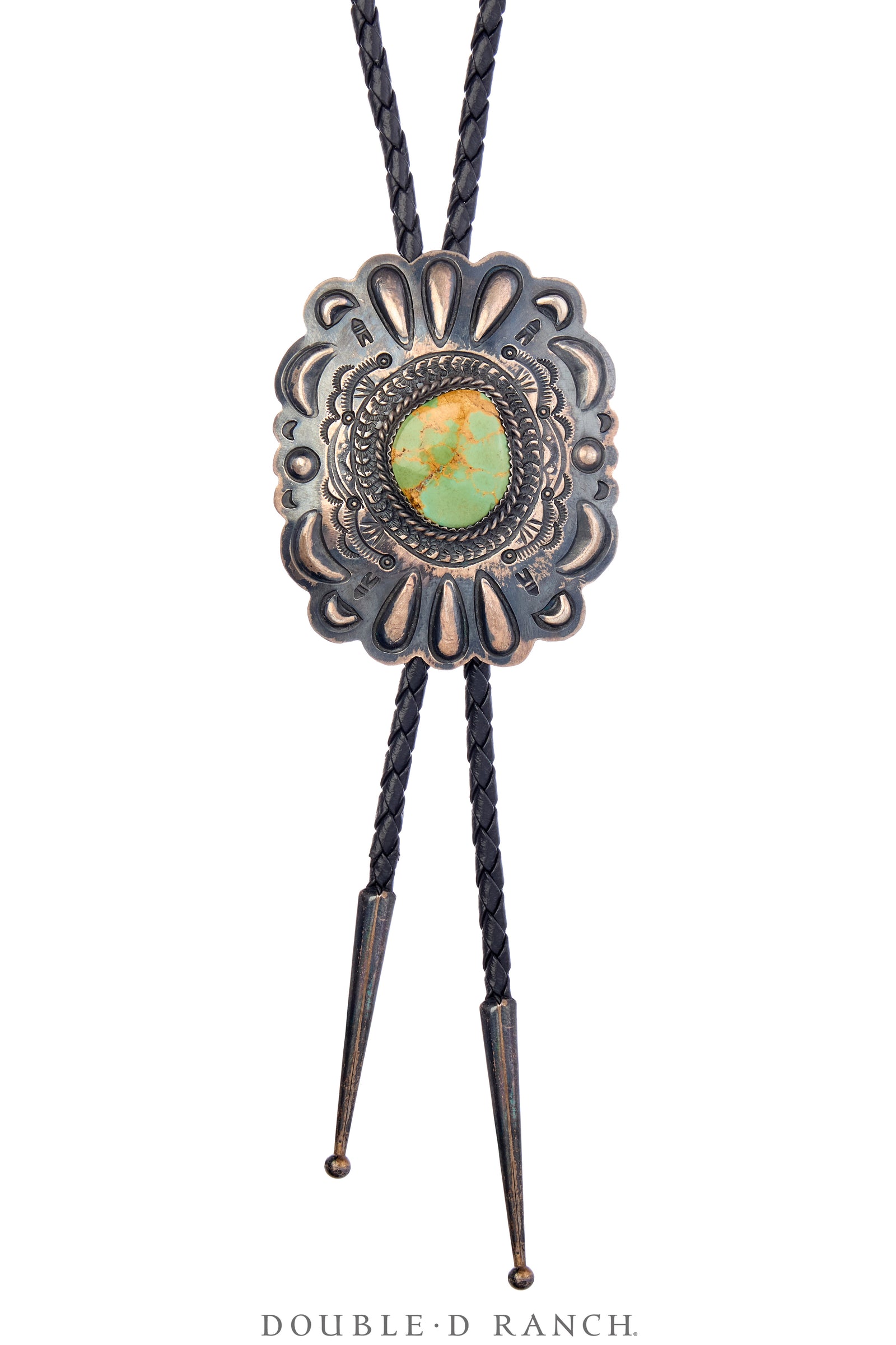 Bolo, Concho, Turquoise, Vintage, 3465