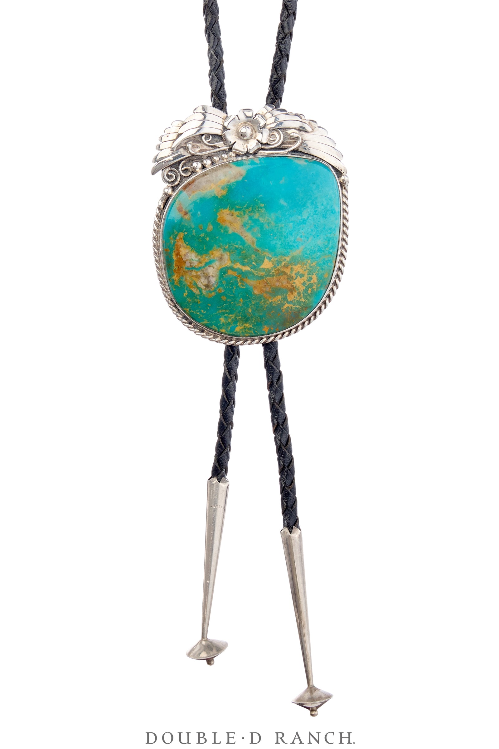 Bolo, Natural Stone, Turquoise, Hallmark, Contemporary, 3485