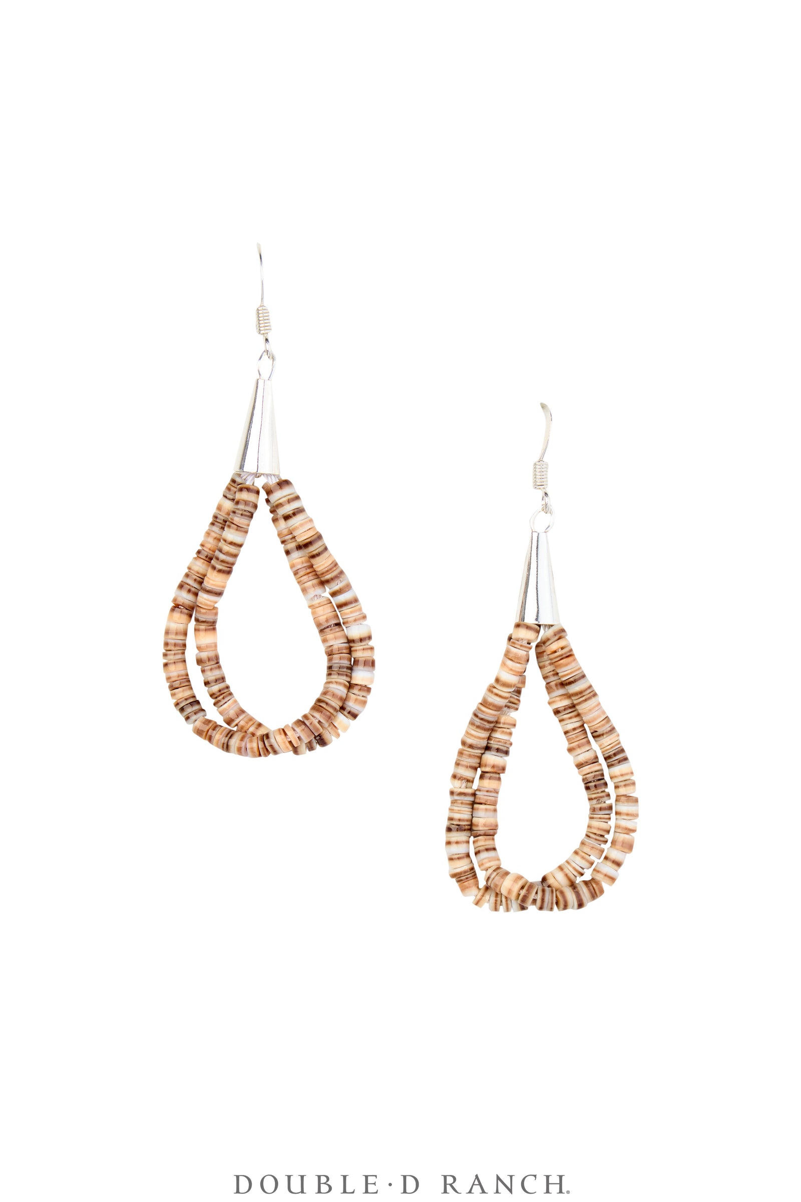 Necklace, Natural Stone, Heishi, Gray Shell, 5 Strand with Earrings, 18," Artisan, Contemporary, 3541