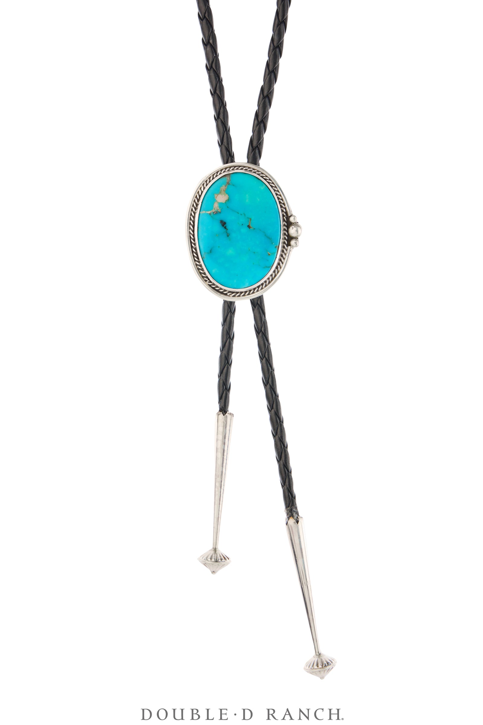 Bolo, Natural Stone, Turquoise, Vintage, 3709