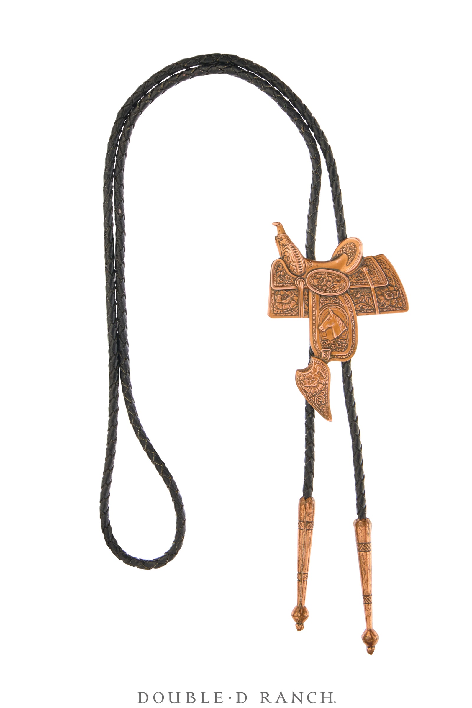 Bolo, Novelty, Copper, Saddle, Vintage ‘50s, 3710