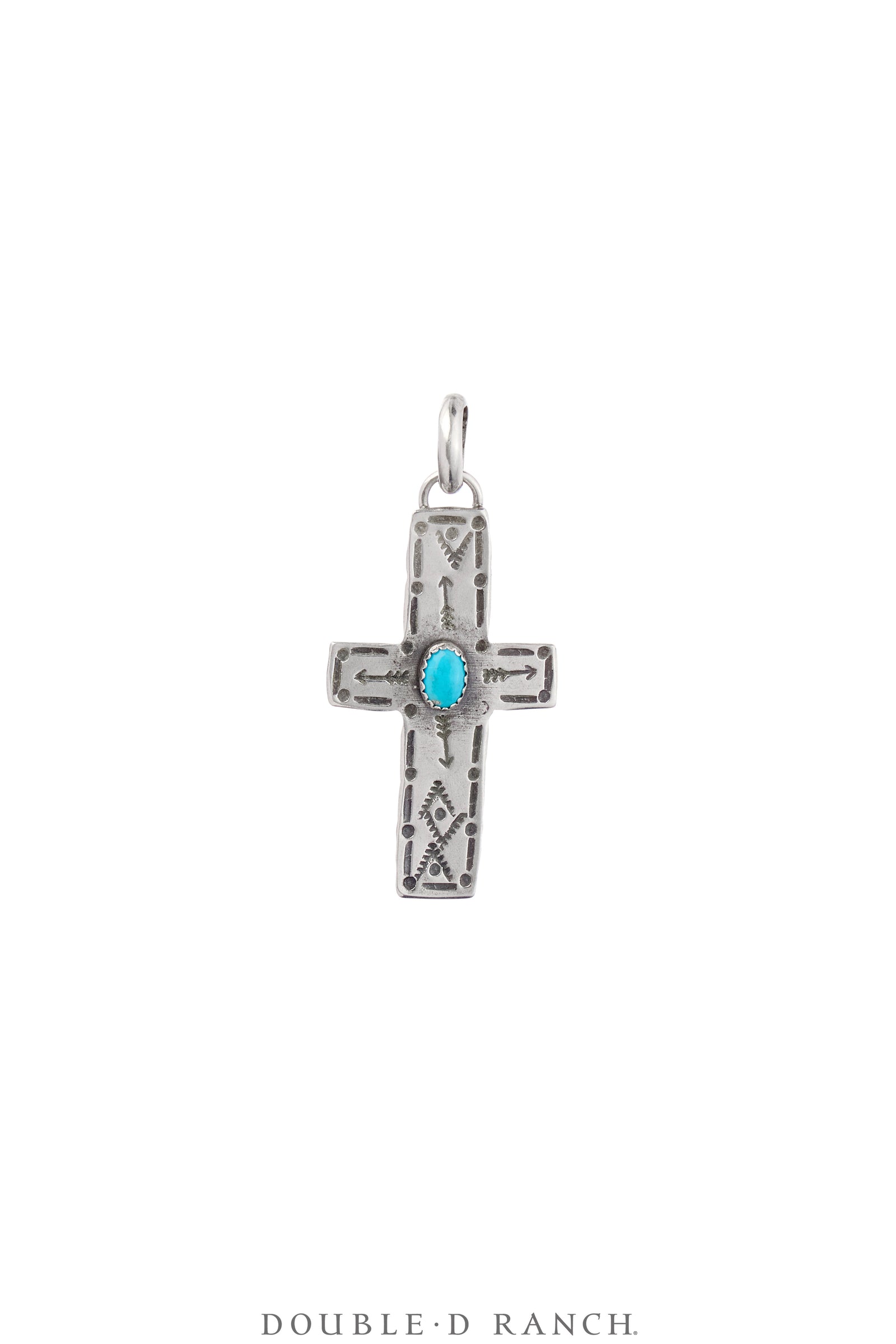 Charm, Novelty, Turquoise, Cross, Contemporary, 1144
