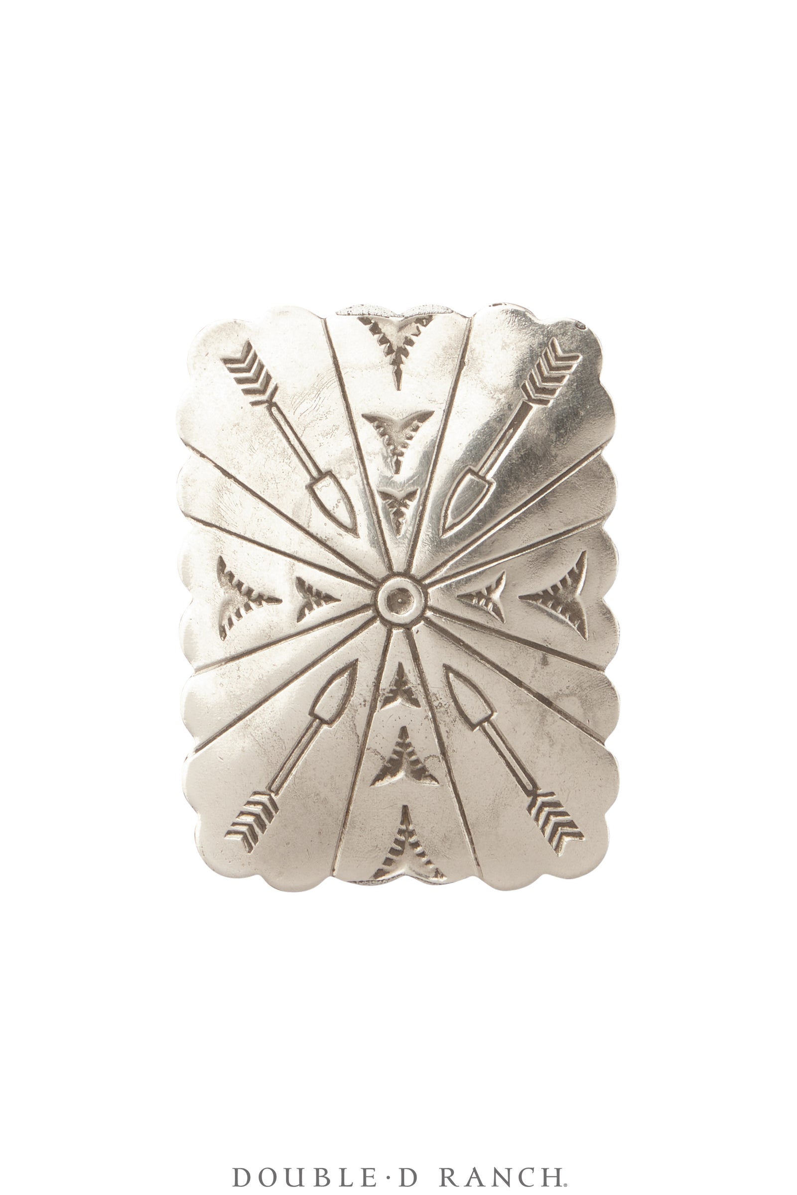 Scarf Slide, Repurposed, Concho, Up-Cycled, Vintage, 1183