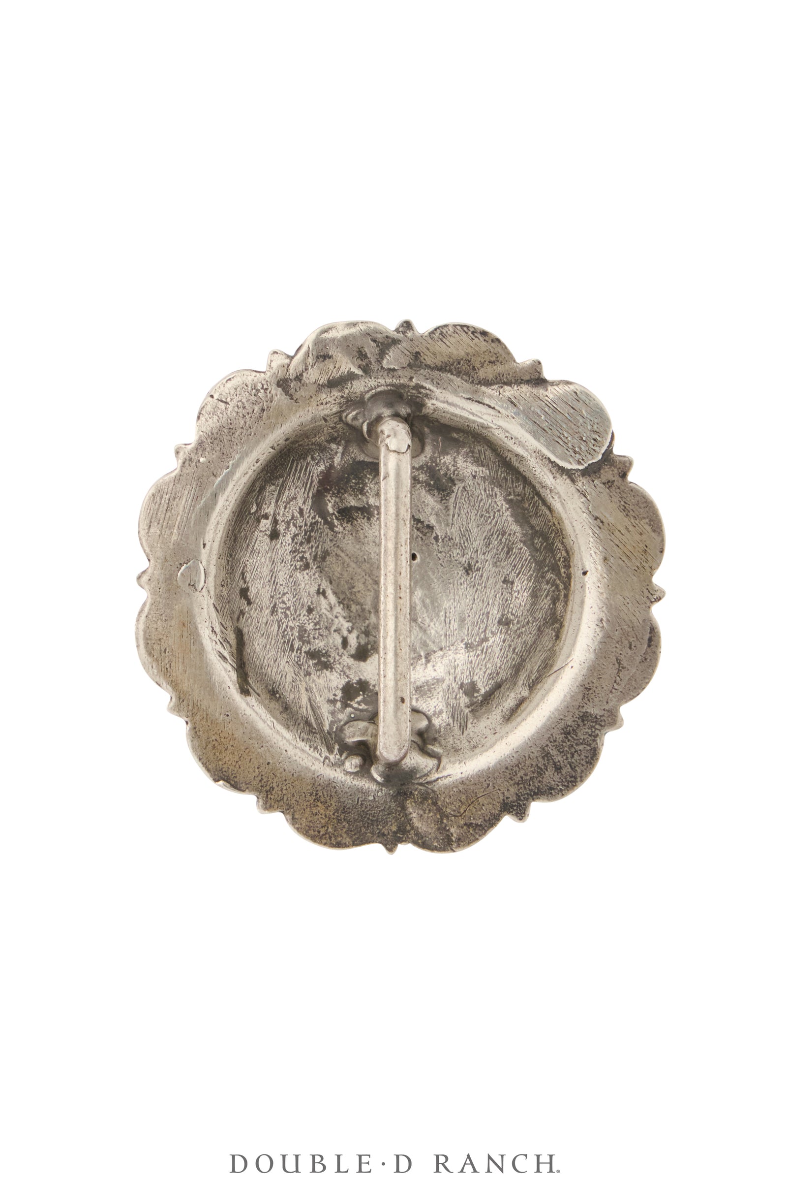 Scarf Slide, Concho, Bucking Bronc, Sterling Silver, Hallmark, Vintage, 1254