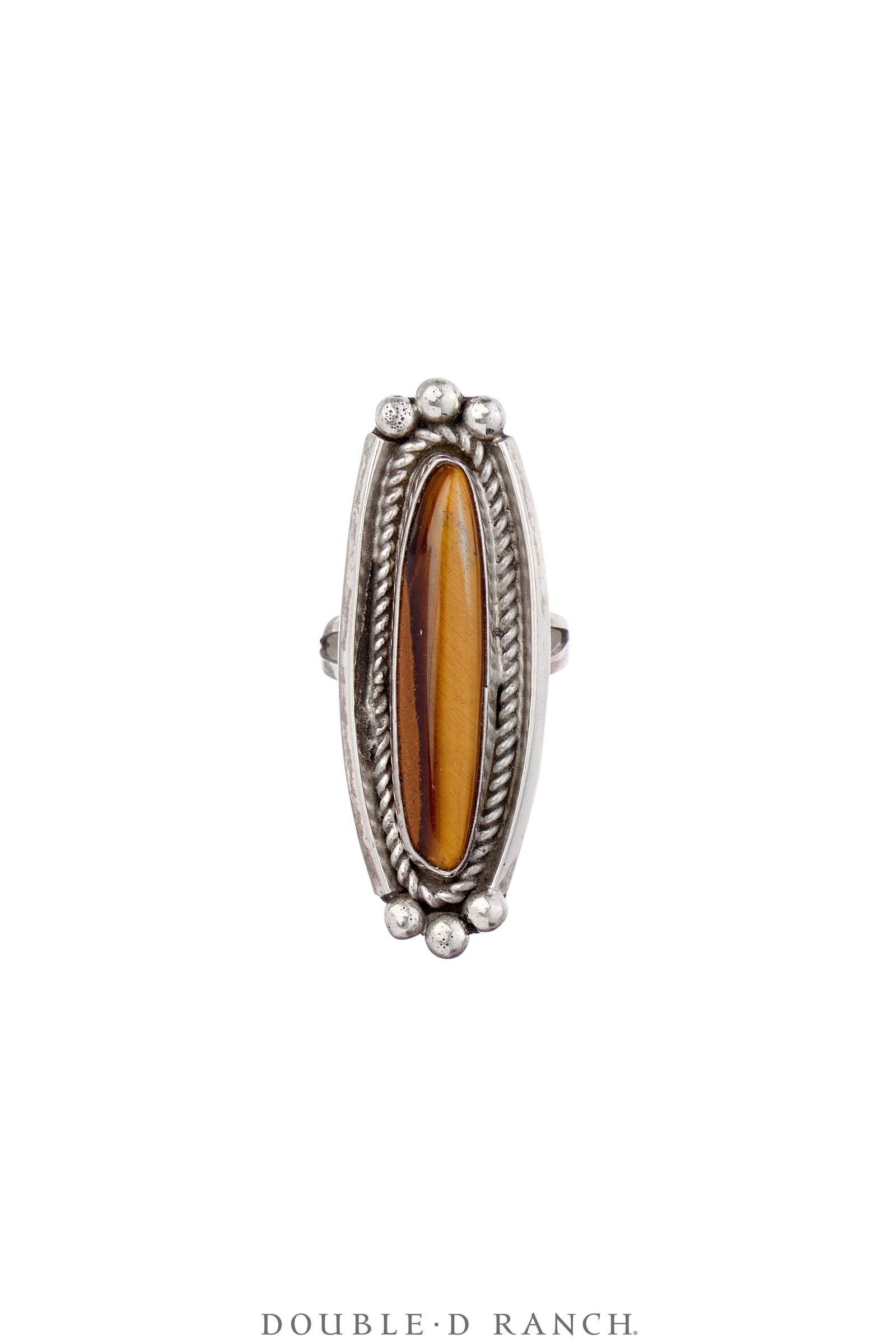 Ring, Natural Stone, Tiger Eye, Hallmark, Contemporary, 1751