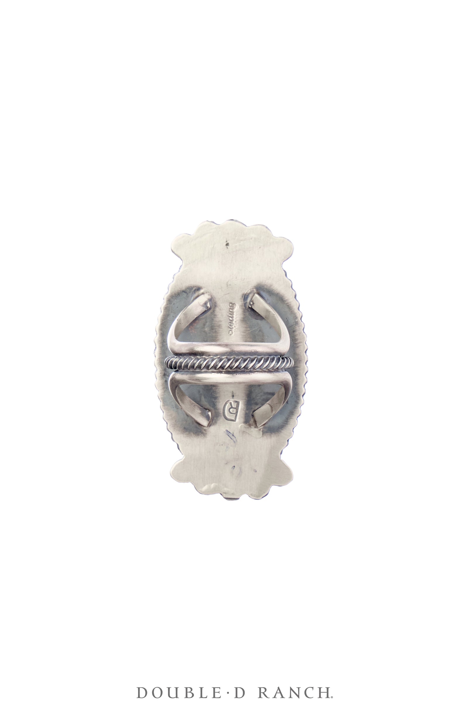 Ring, Natural Stone, Turquoise, Heavy Matrix, Hallmark, Contemporary, 5, 1797