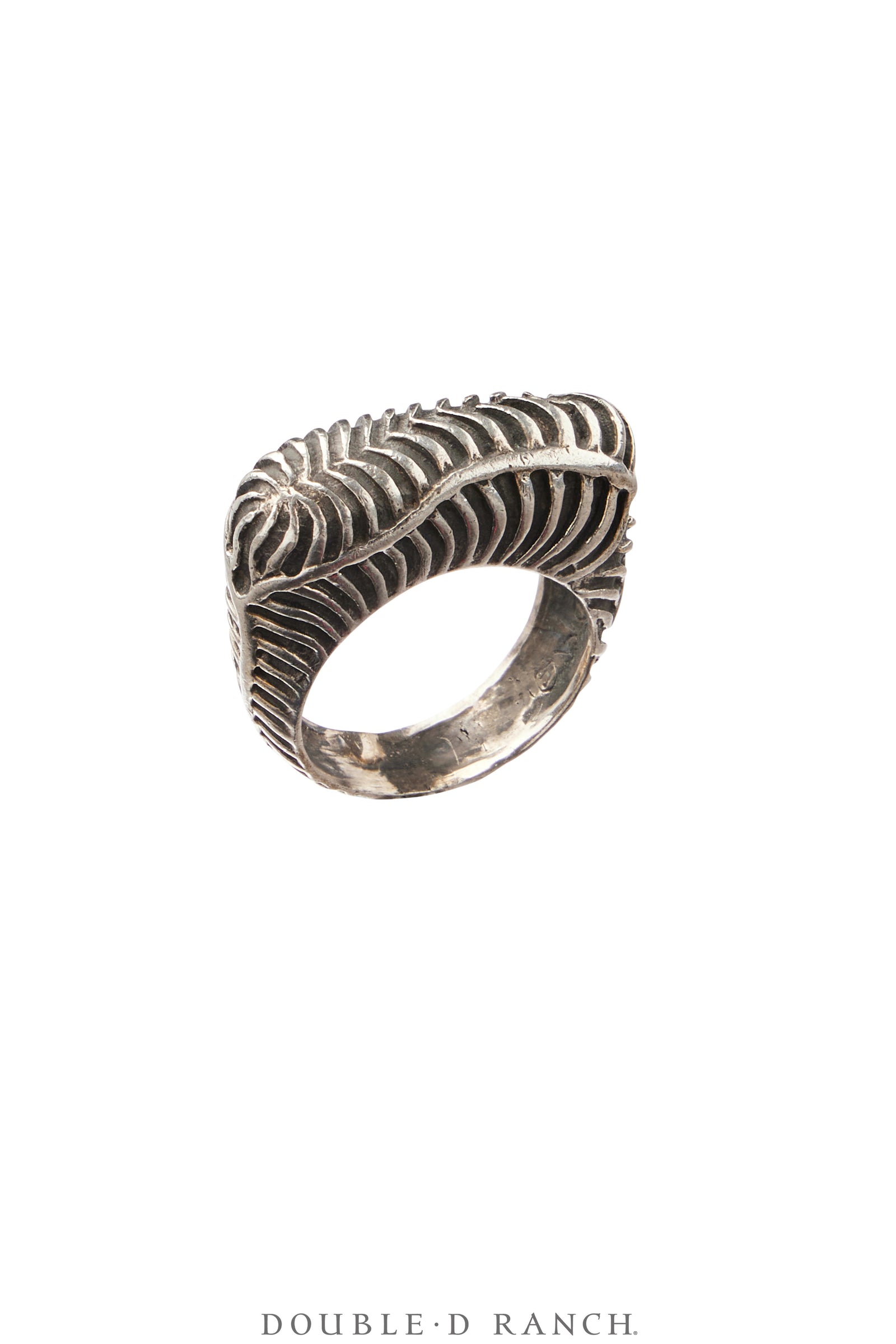 Ring, Dian Malouf, Stacker, Sterling Silver, Organic, Hallmark, Contemporary, 1816