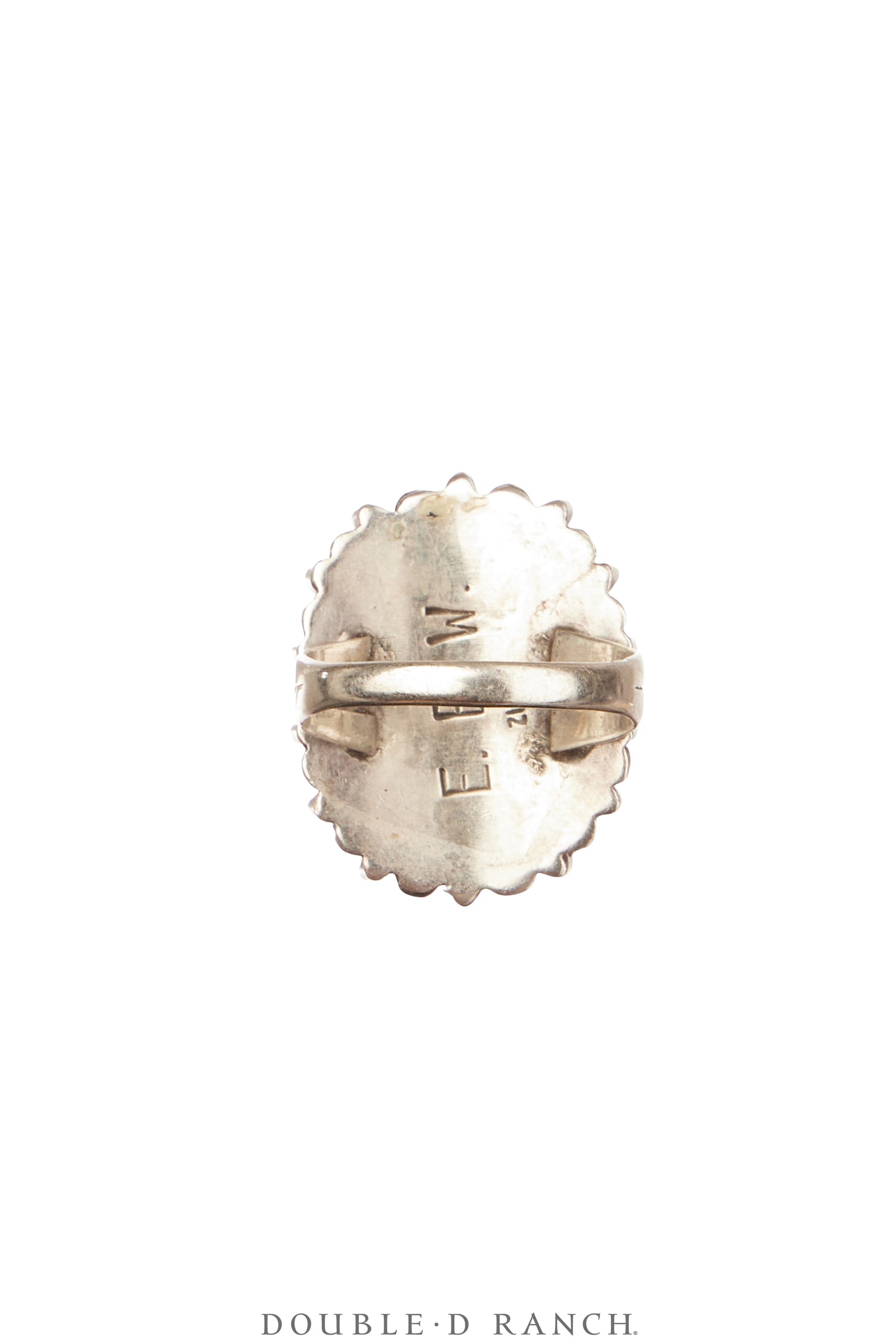 Ring, Cluster, Turquoise, Hallmark, Vintage 6.5, 1820