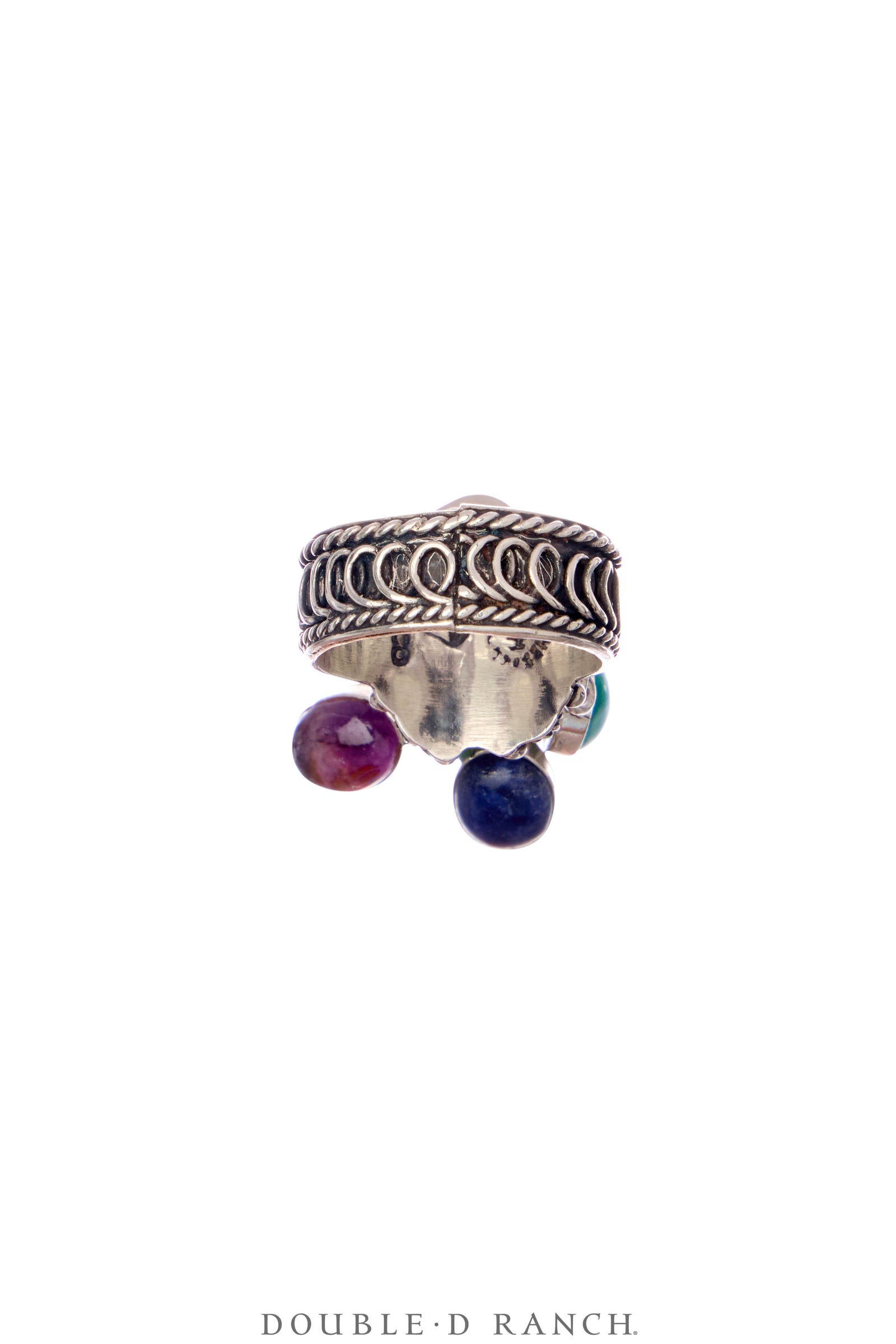 Ring, Novelty, Mixed Stones, Dangles, Taxco, Vintage, 1853