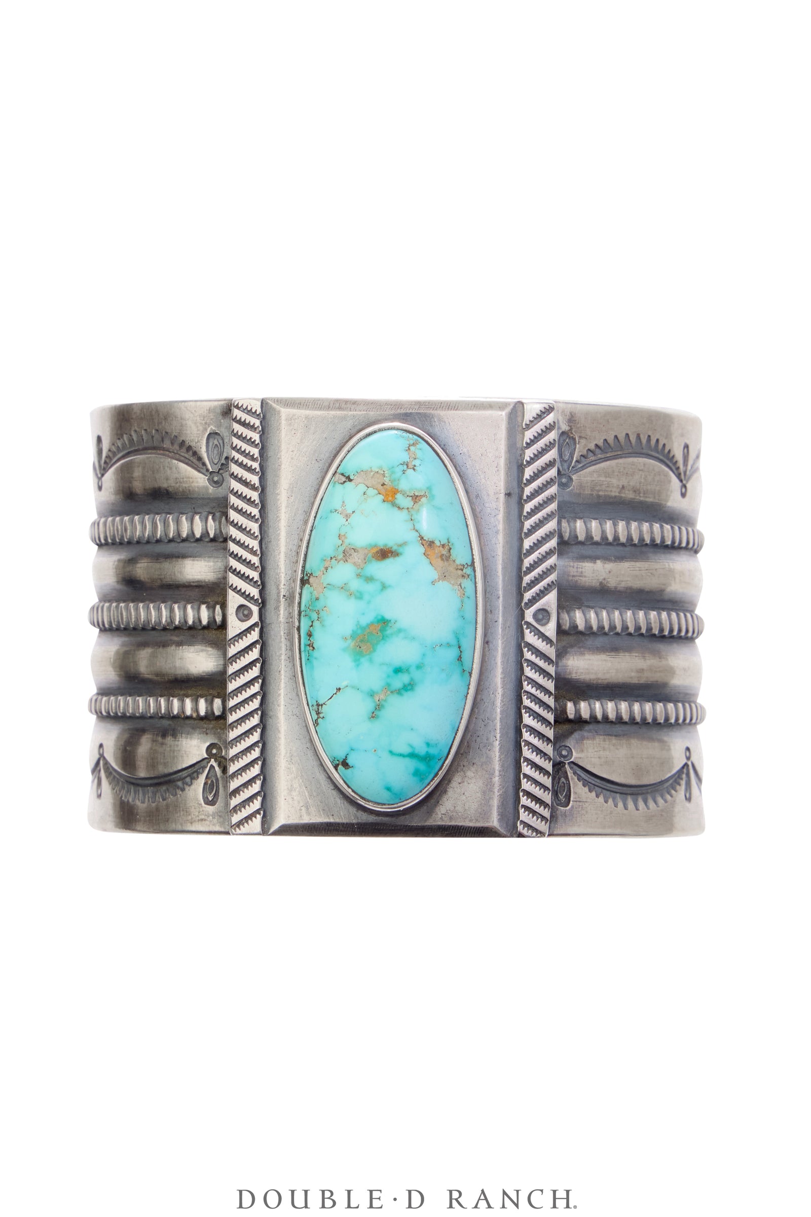 Cuff, Natural Stone, Turquoise, Fox Mine, Jesse Robbins Hallmark, Contemporary, 3893