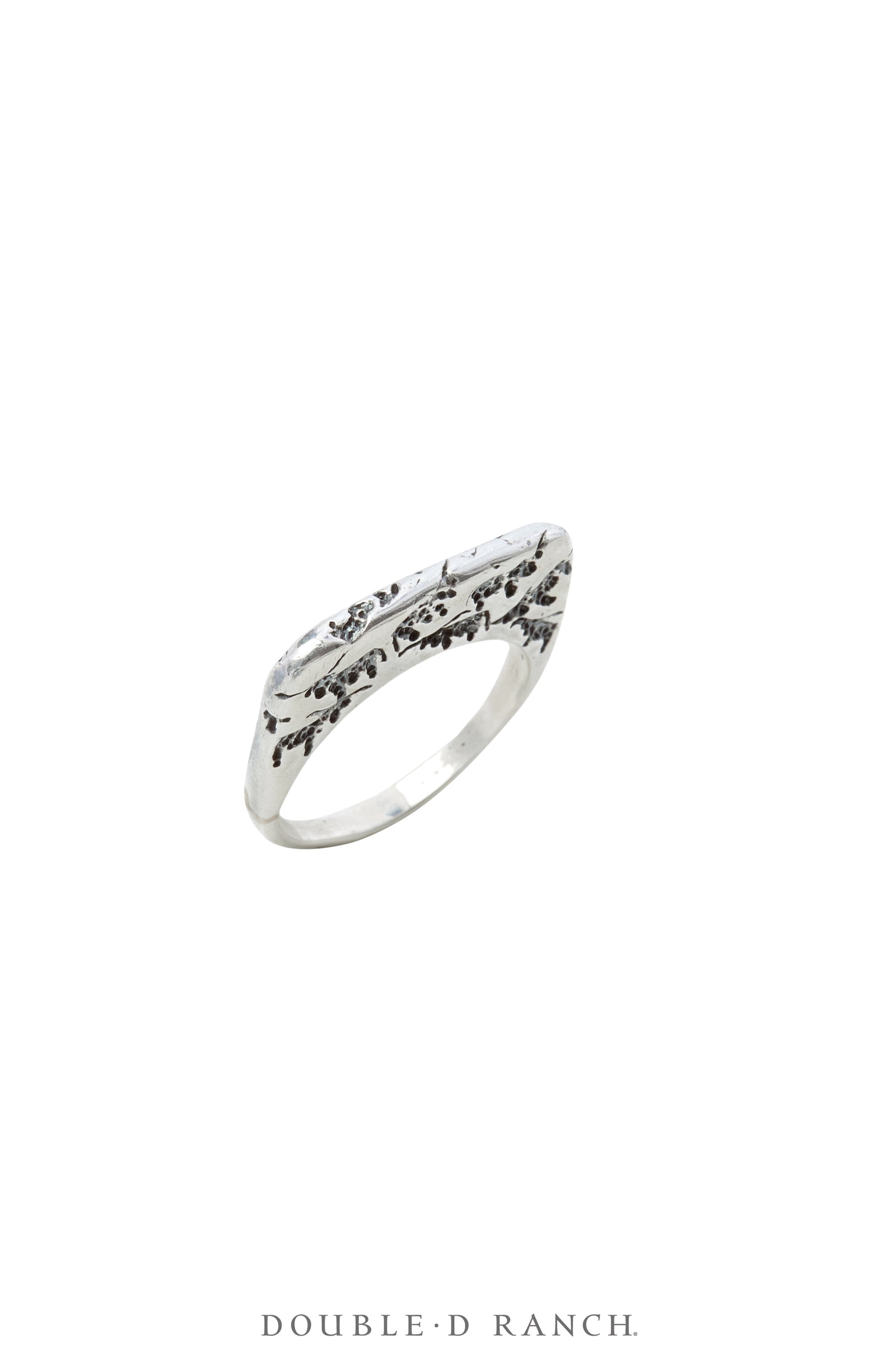 Ring, Dian Malouf, Sterling Silver, Stacker, Hallmark, Contemporary, 1686