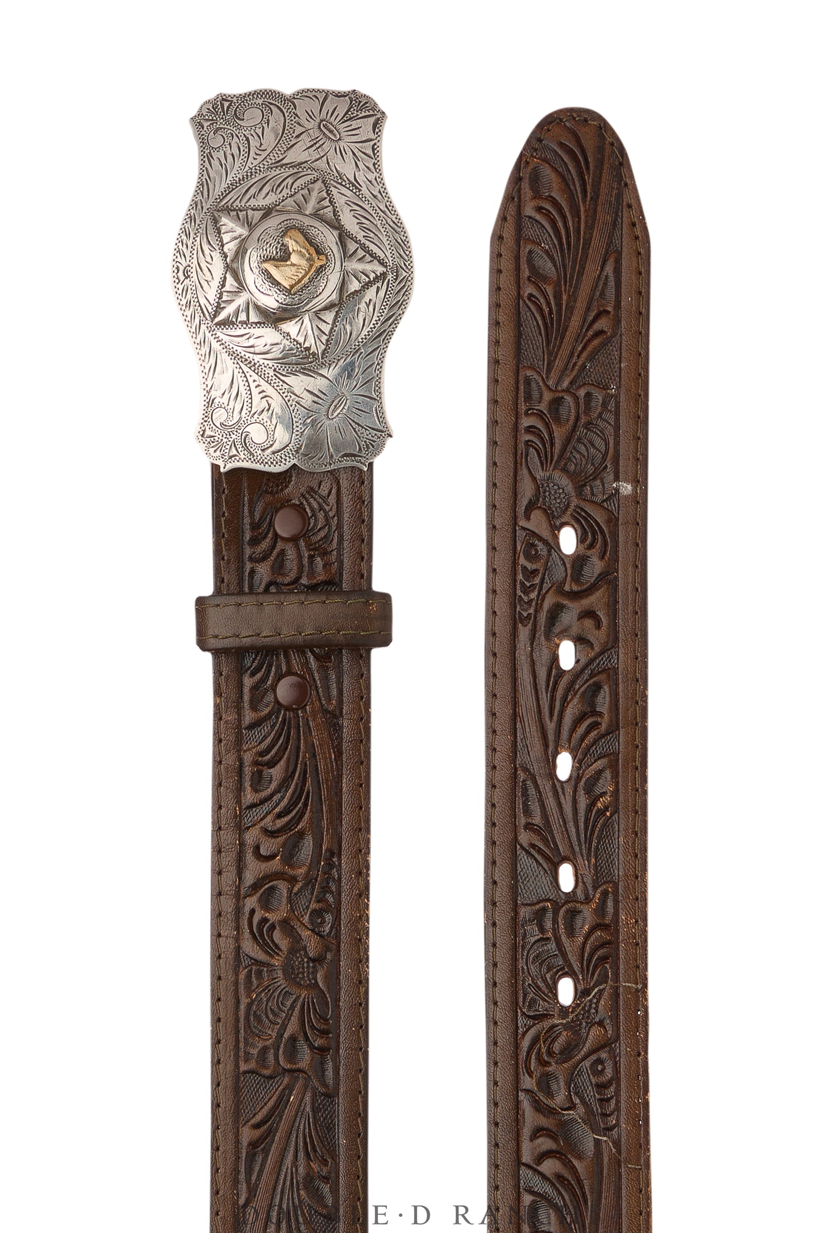 Belt, A Vintage, Buckle, Western, Horse Profile, Hallmark, Vintage late ‘40s, 779