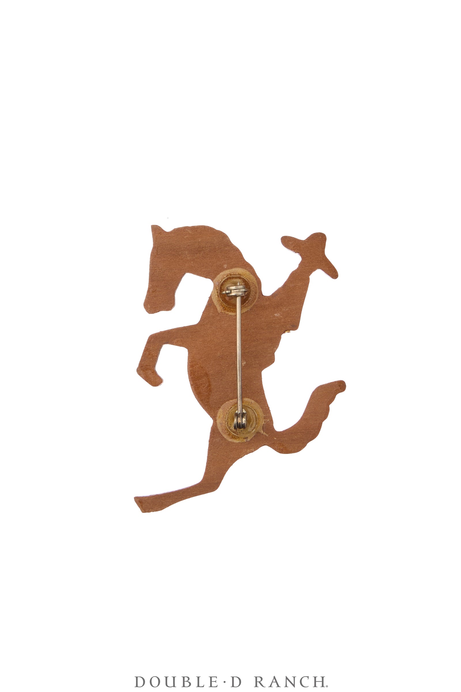 Pin, Wood, Bucking Bronc, Vintage, 1190