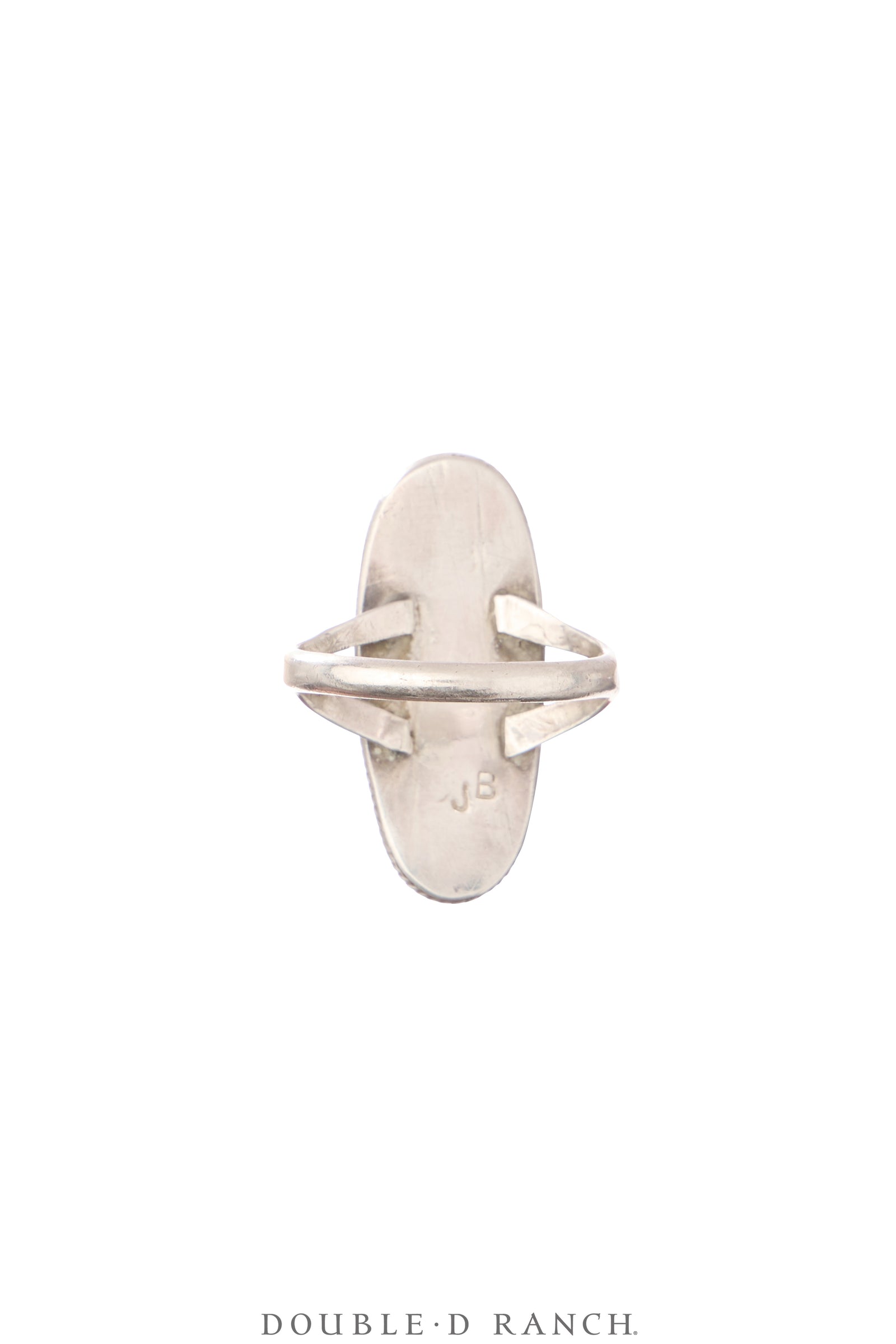 Ring, Natural Stone, Onyx, Long Oval, Hallmark, Vintage, 1823