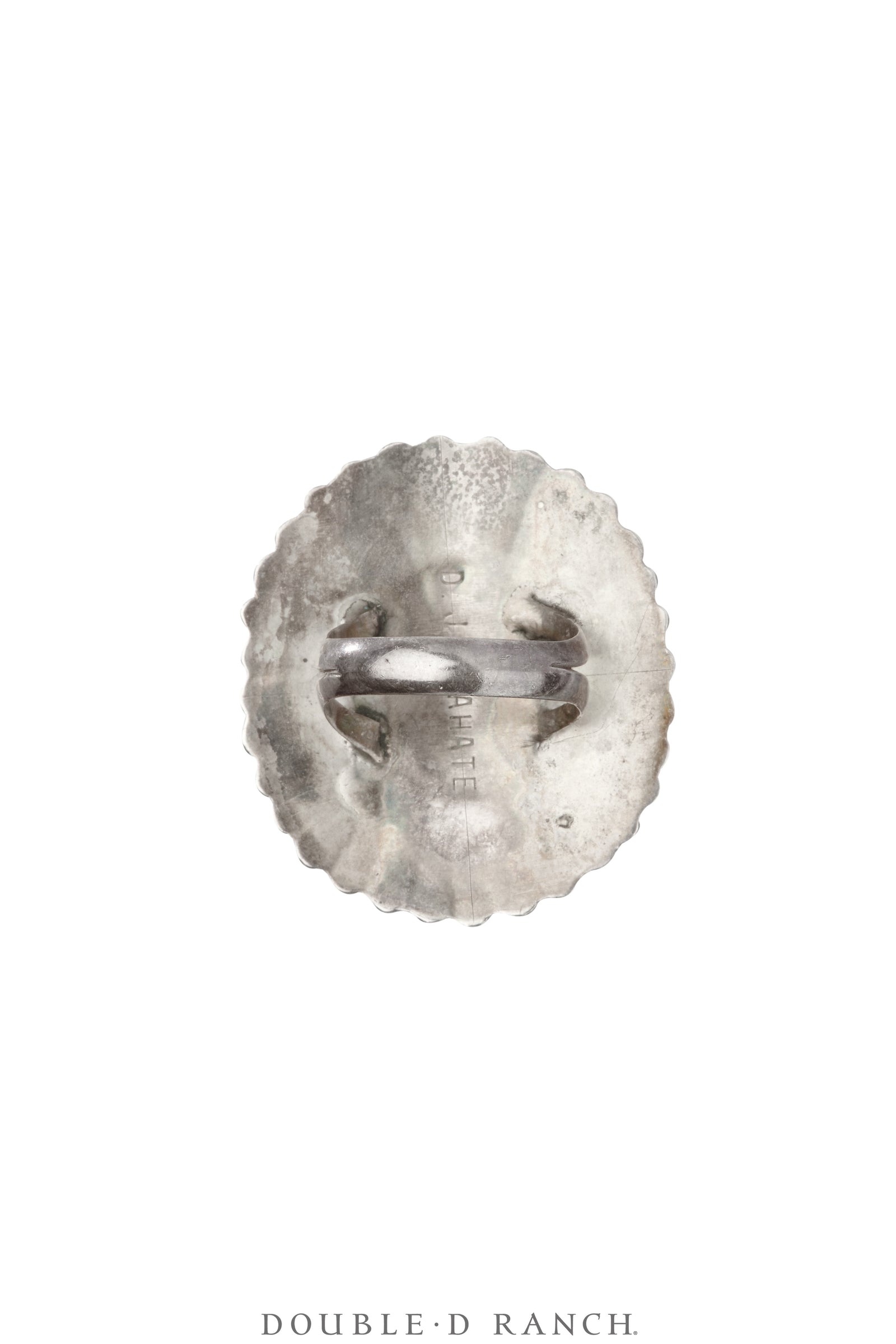 Ring, Cluster, Turquoise, Needlepoint, Hallmark, Vintage, 1851