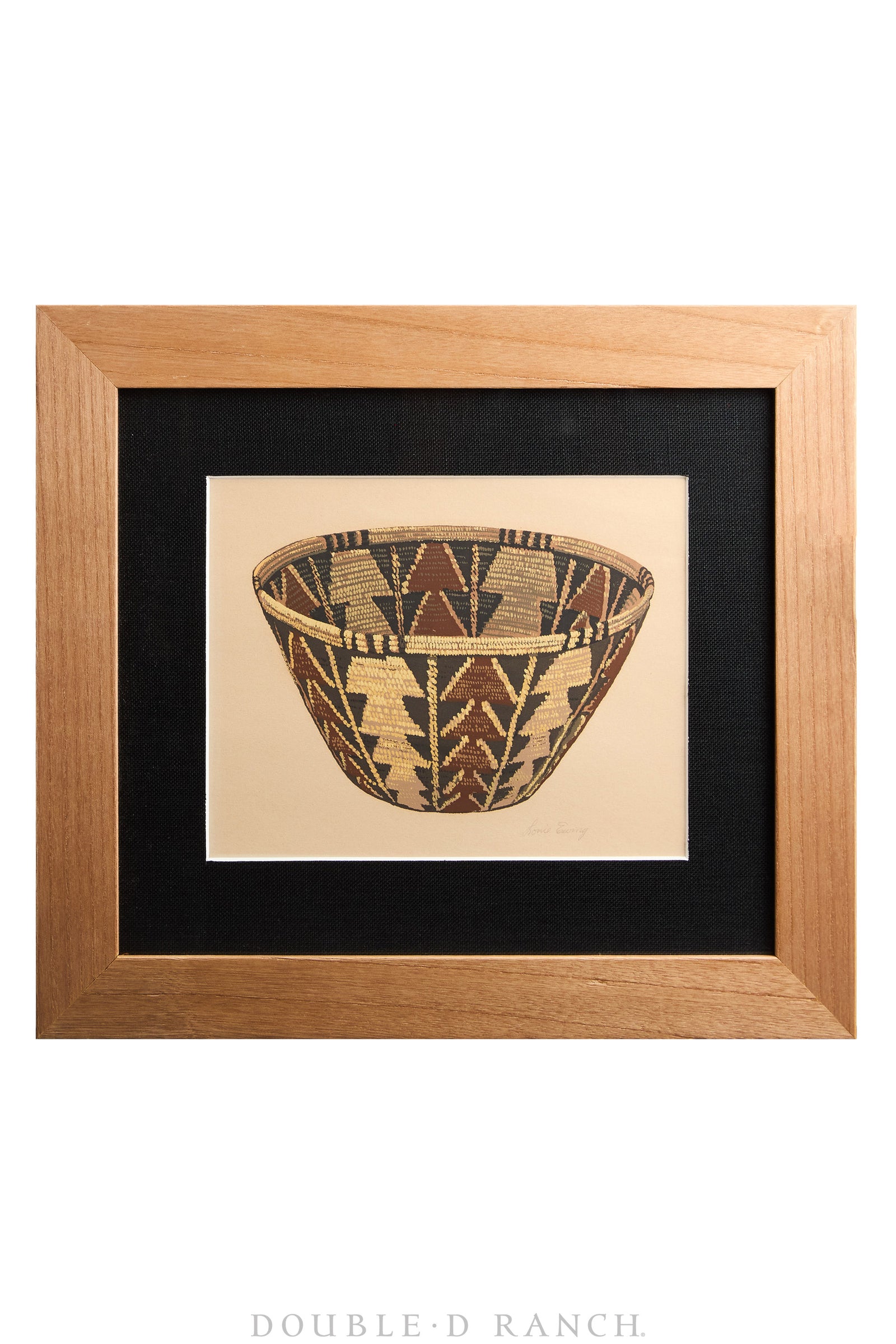 Art, Silkscreen Prints, "Masterpieces of Primitive American Art", by WPA Artist Louie Ewing, Signed, Vintage 1942-1943, 1186