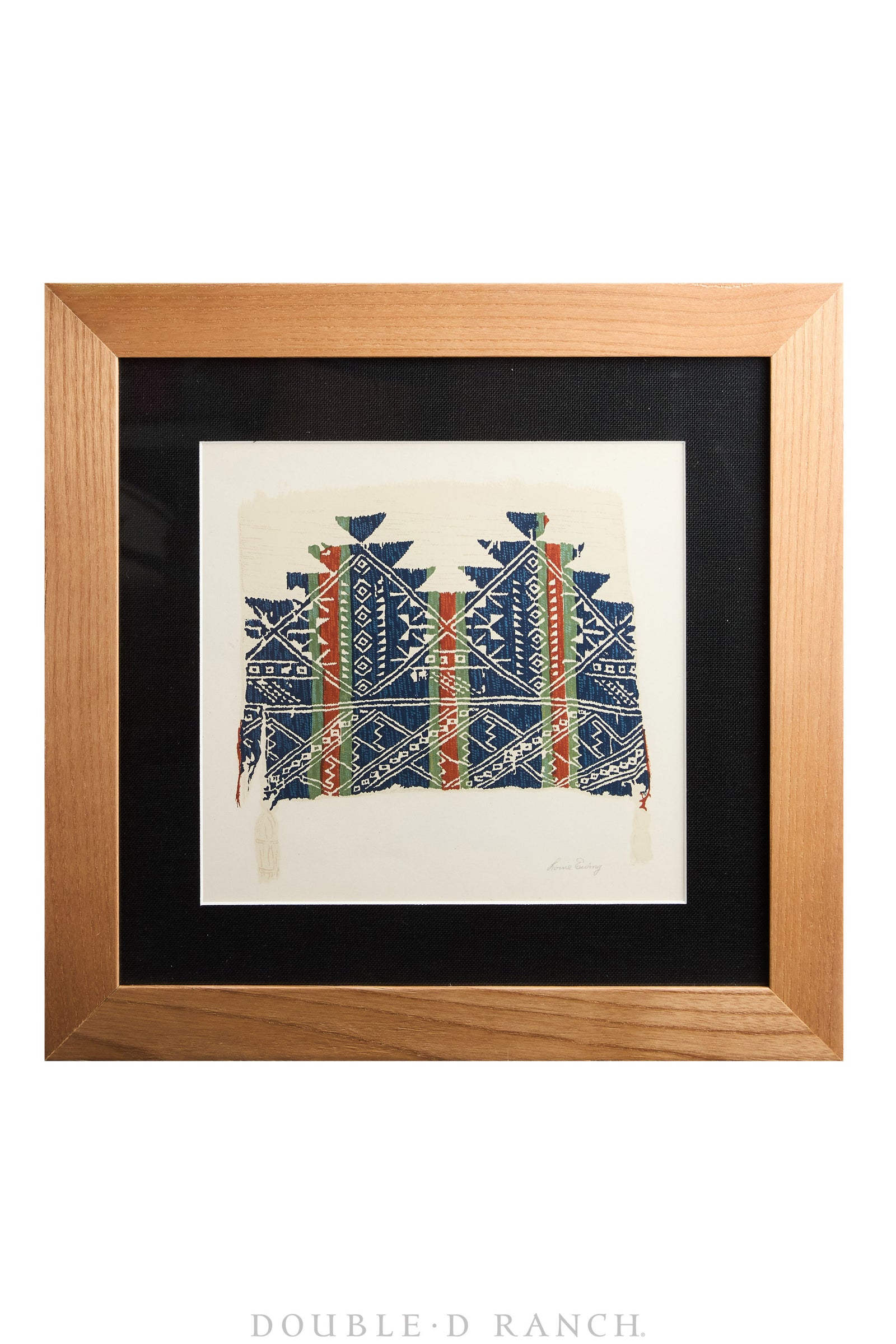 Art, Silkscreen Prints, "Masterpieces of Primitive American Art", by WPA Artist Louie Ewing, Signed, Vintage 1942-1943, 1185