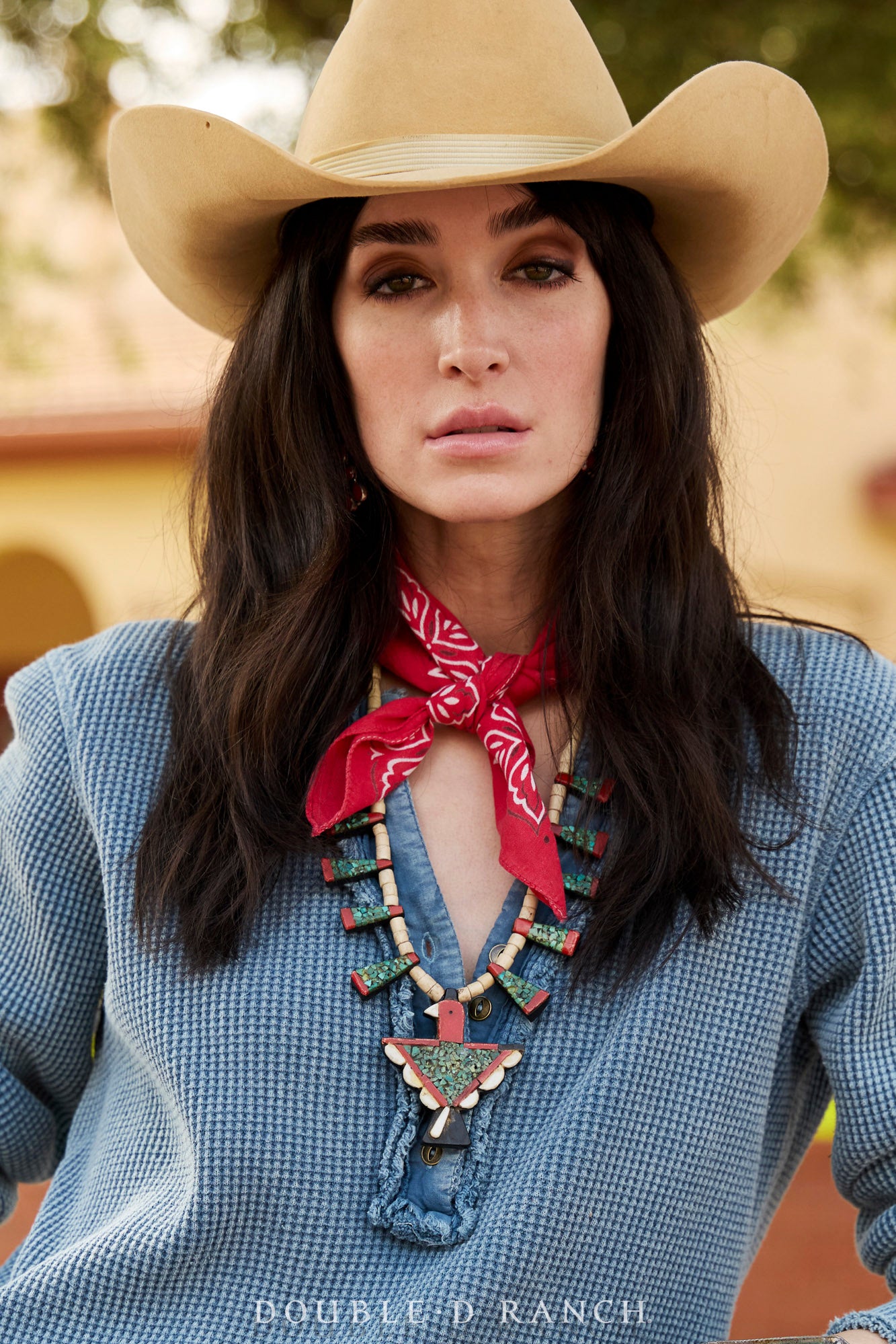 Necklace, Thunderbird, Santo Domingo Depression, Battery Bird, Vintage ‘40s, 1351