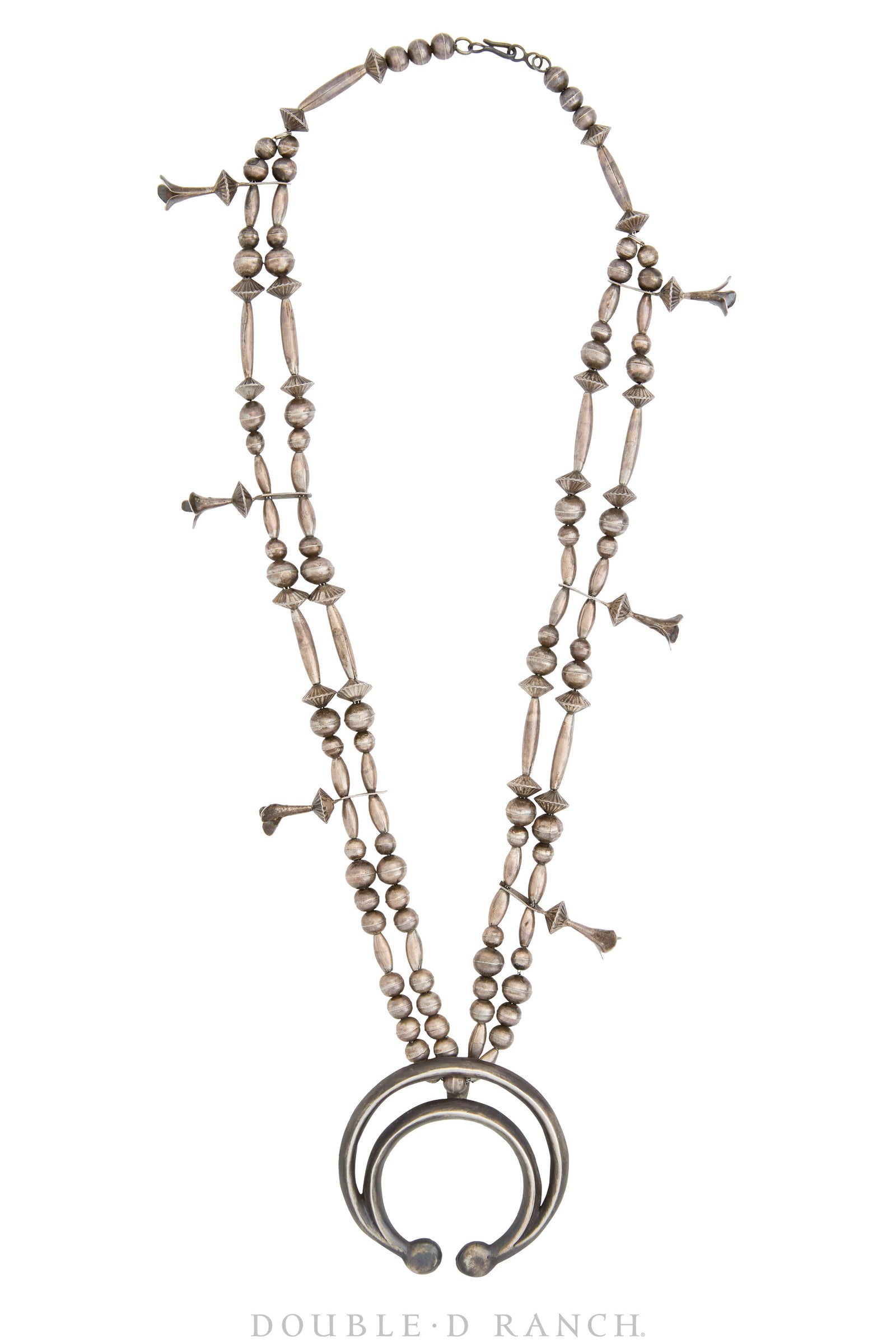 Necklace, Squash Blossom, Sterling Silver, Hallmark, Vintage, 3260