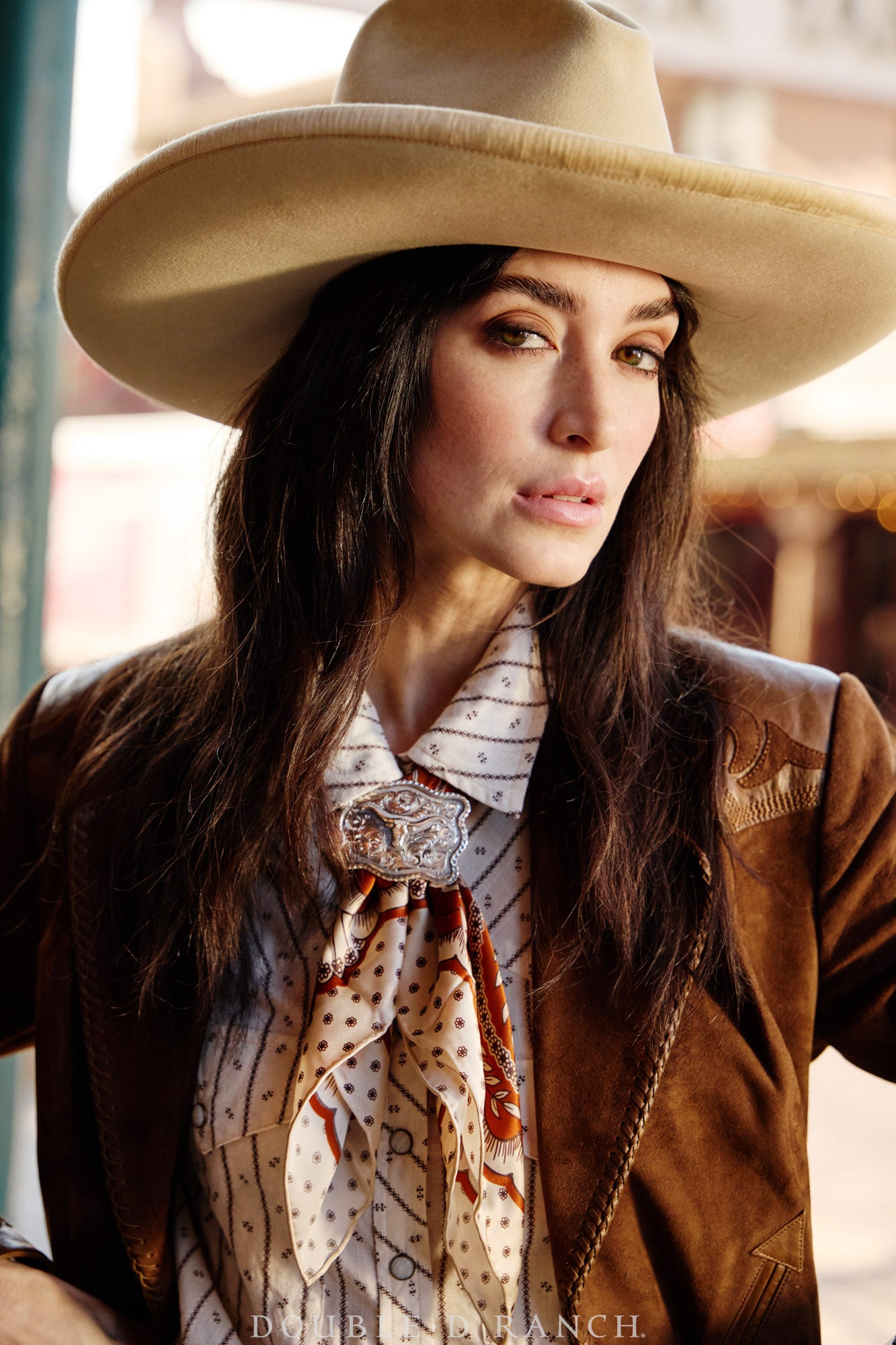 Scarf Slide, Engraved, Longhorn, Shawna Erickson, Contemporary, 909