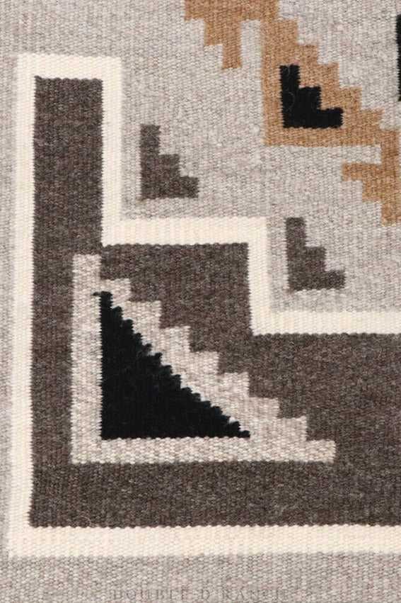 Home, Textile, Rug, Navajo, Two Grey Hills, Vintage, 200