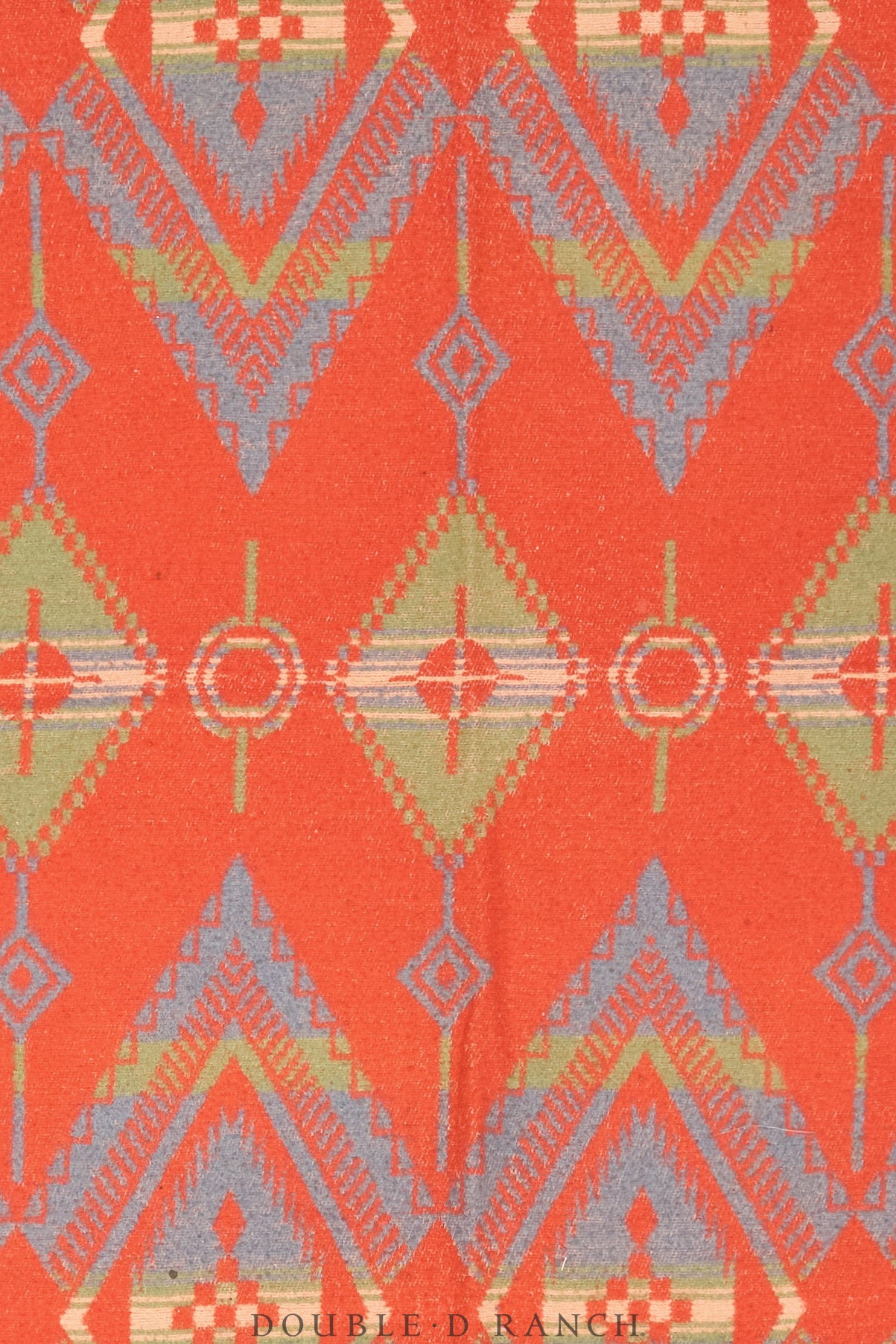 Home, Textile, Camp Blanket, Native American Rug Motifs, Red, Vintage, 161