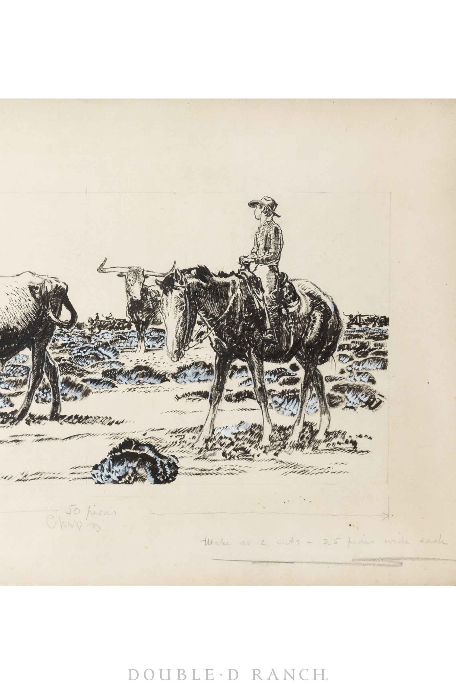 Art, Book Illustrations, Pen & Ink, Herbert Morton Stoops, Set of 2, 1238B