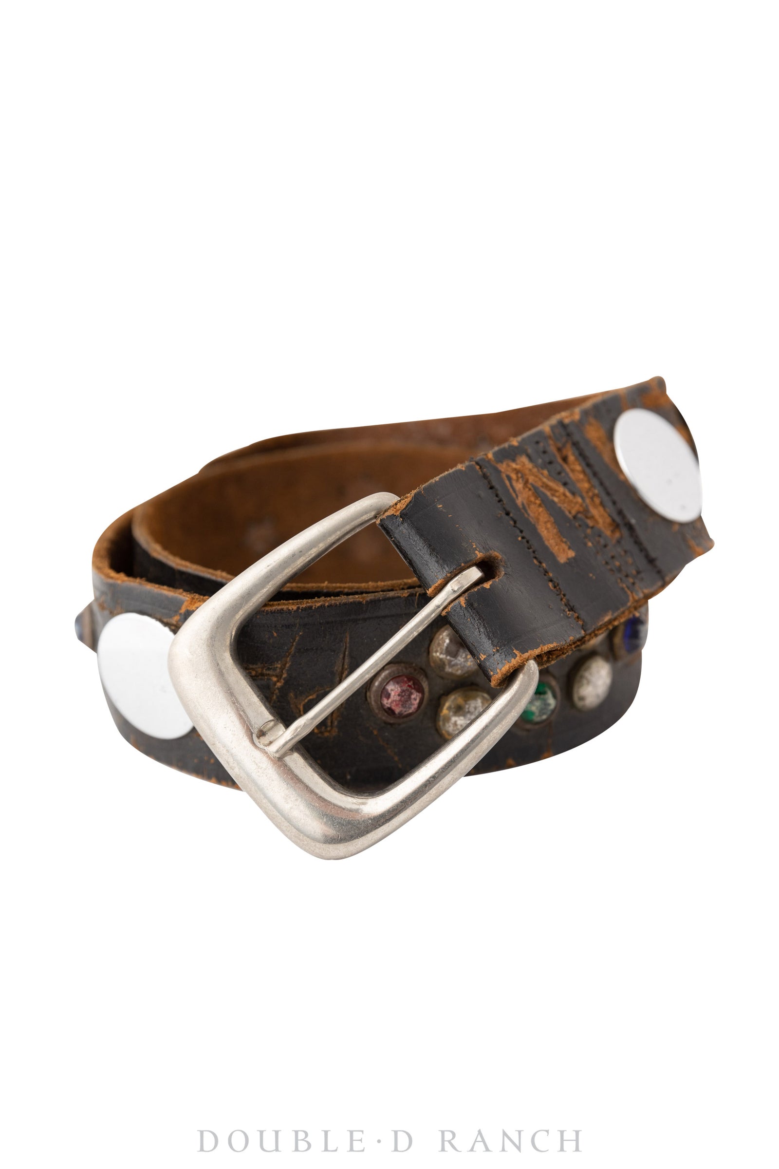 Belt, A Vintage, Buckle, Biker, Western Rockabilly, Jewels & Nails, Vintage, 1950's, 266