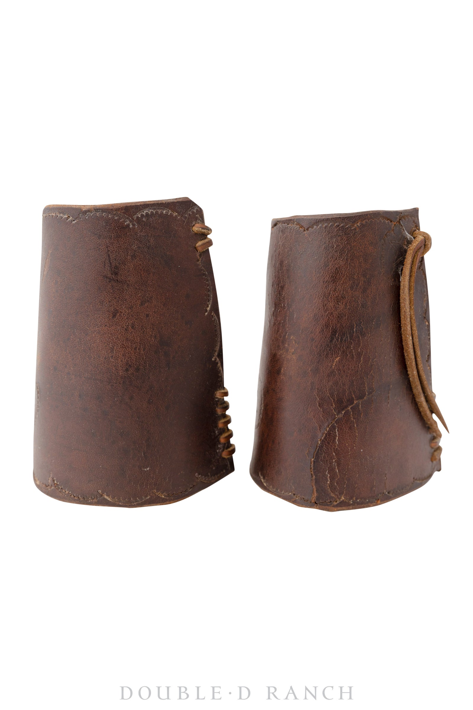 Gauntlets, Western, Leather, Hand Tooled, Texas Stars, Vintage, 3324