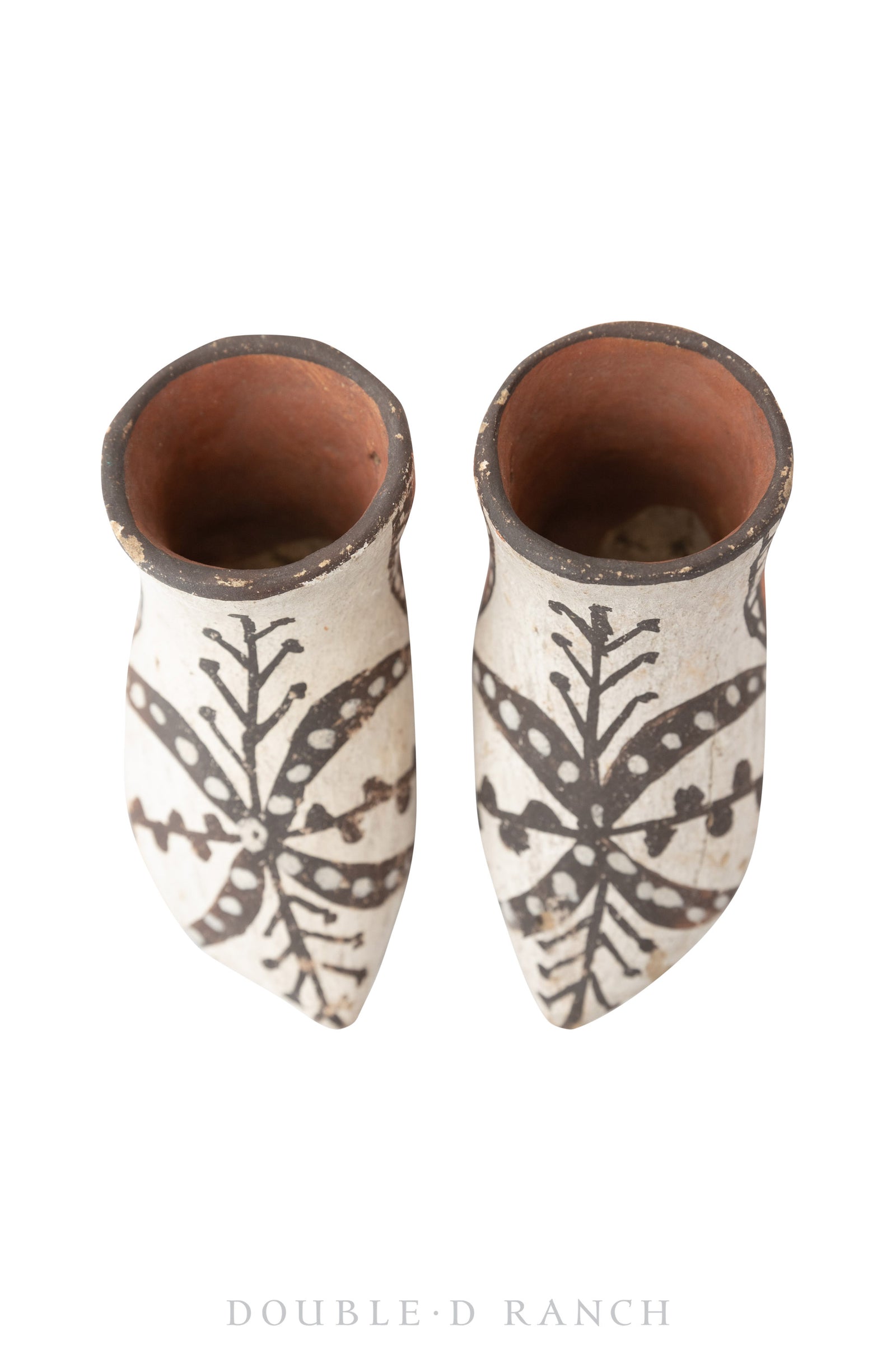 Miscellaneous, Pottery, Isleta, Moccasins, Vintage '30 - 40s, 754