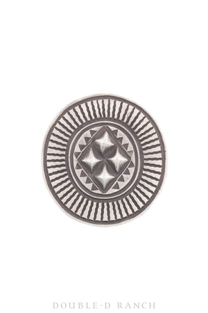 Ring, Concho, Sterling Silver, Hallmark, Contemporary, 1314