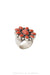 Ring, Cluster, Coral, Hallmark, Vintage, 1176