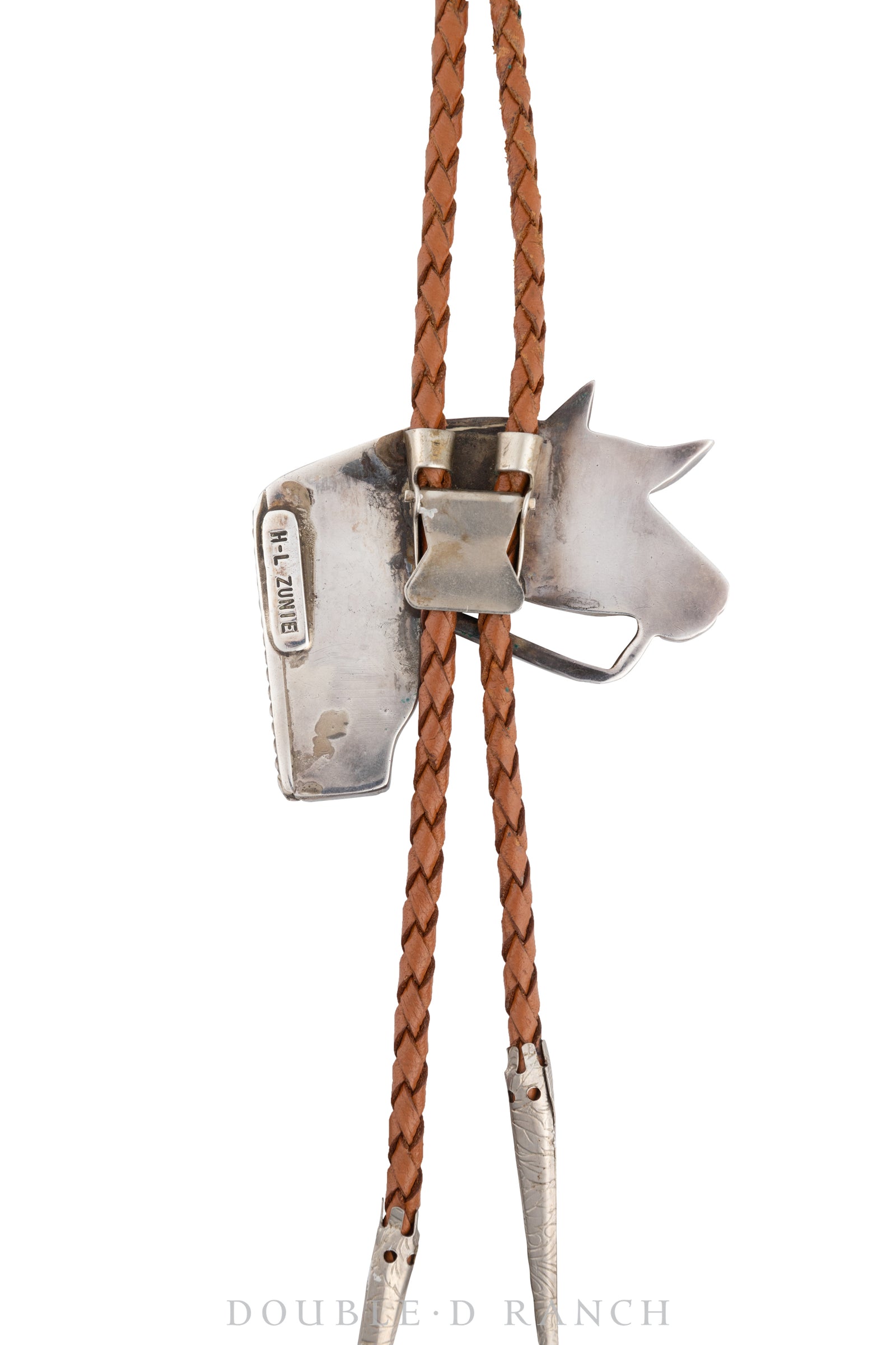 Bolo, Inlay, Horse Profile, Appaloosa, Zuni, Vintage, 3148