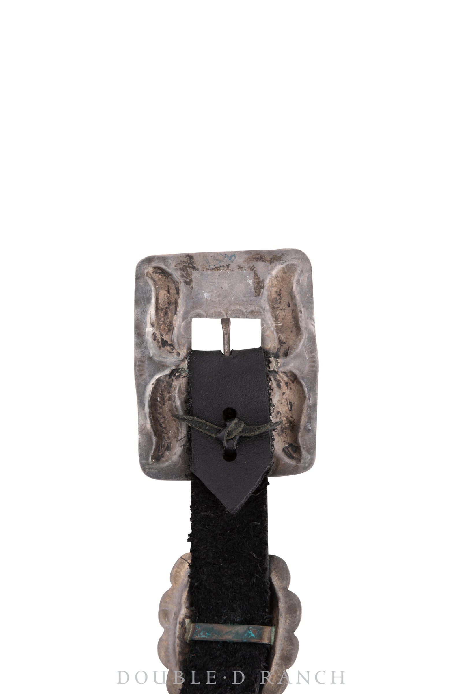 Belt, A Vintage, Concho, Turquoise Stampwork, 3rd Phase, Vintage ‘40s, 594