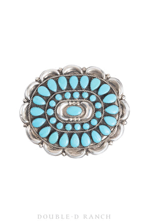 Pin, Cluster,  Turquoise, Vintage, 908